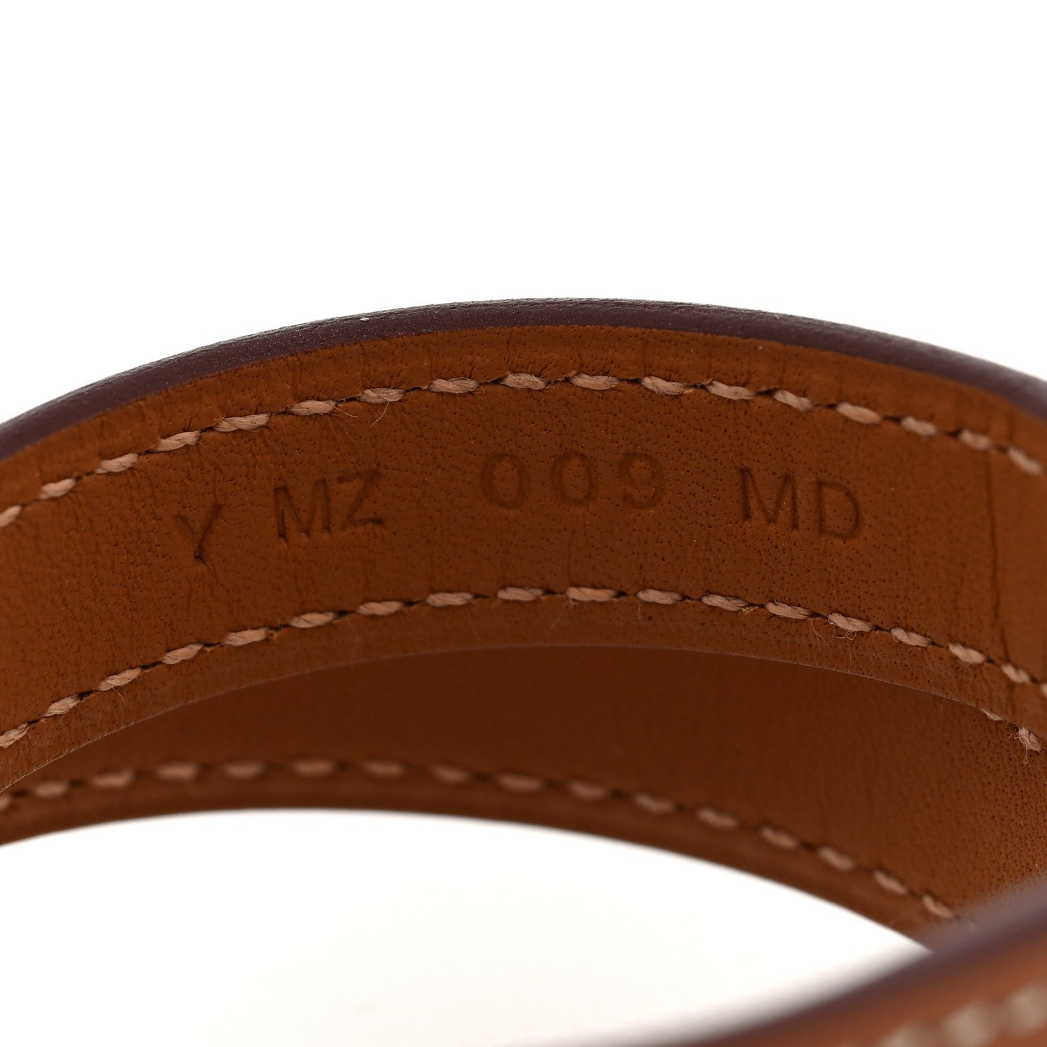 Hermès Swift O'Kelly Double Tour Bracelet T2 Gold