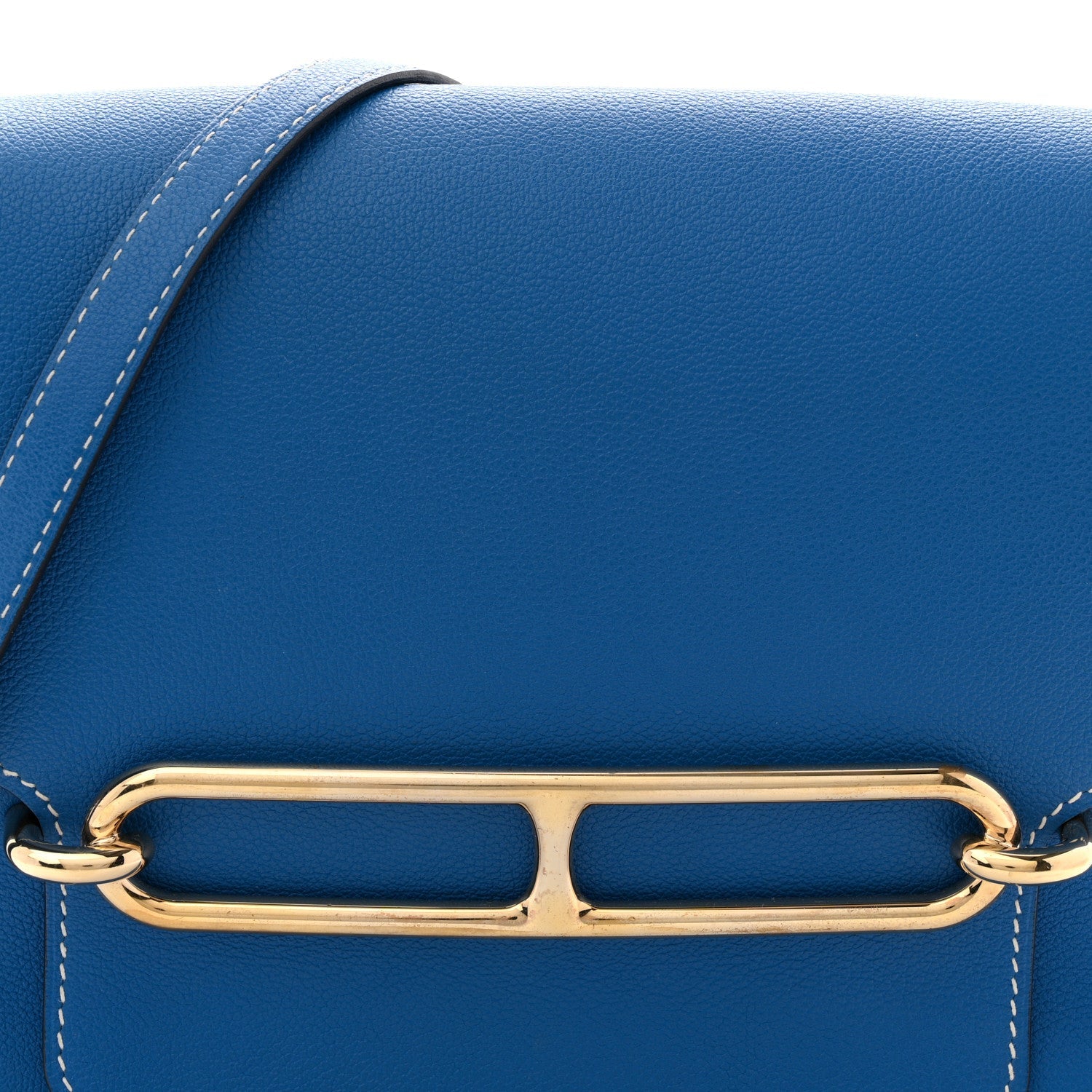 エルメス ルリ 23 Bleu Hydra エバーカラー ゴールド金具 HERMES ROULIS 23 BLEU HYDRA EVERCOLOR GOLD HARDWARE