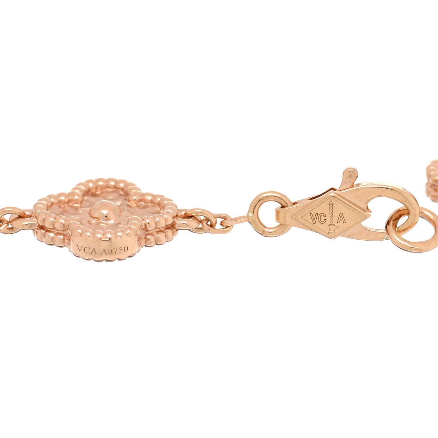 ヴァンクリーフ＆アーペル スウィートアルハンブラ 6モチーフ ブレスレット 18K ローズゴールド VAN CLEEF & ARPELS SWEET ALHAMBRA 6 MOTIFS BRACELET 18K ROSE GOLD