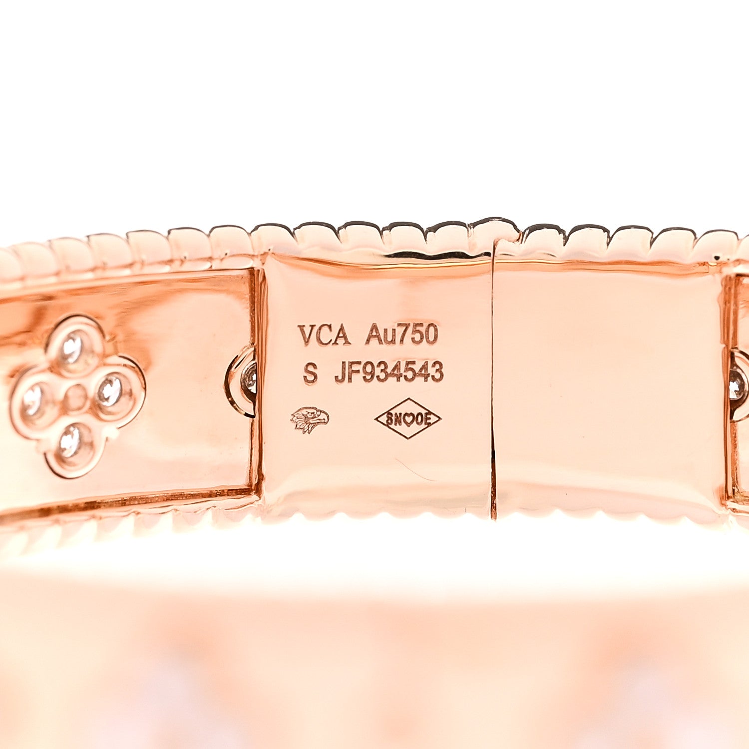 ヴァンクリーフ＆アーペル ペルレ ブレスレット ダイヤモンド 18K ローズゴールド VAN CLEEF & ARPELS PERLÉE BRACELET DIAMOND 18K ROSE GOLD