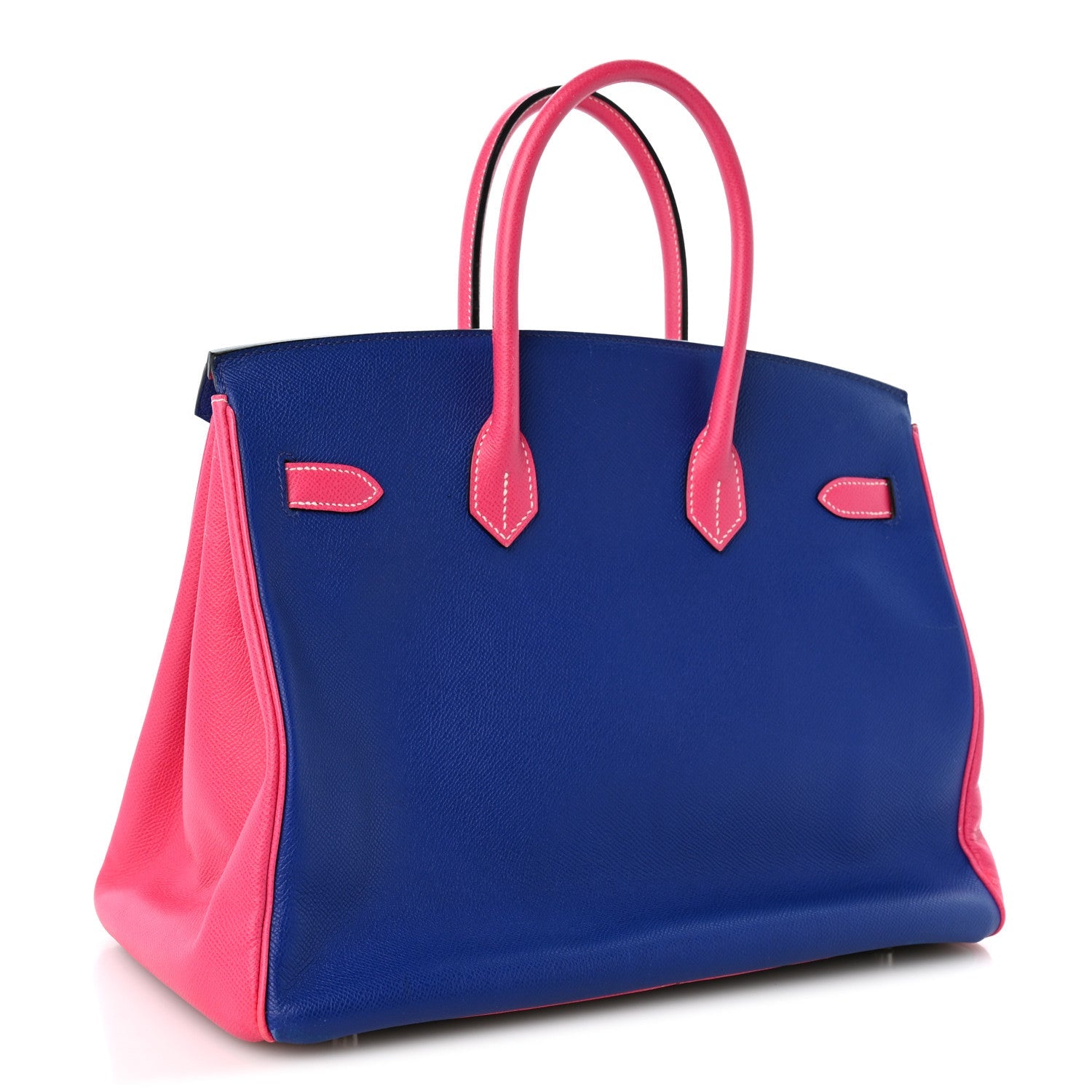 エルメス バーキン 35 HSS パーソナルオーダー Black Bleu Electrique Rose Tyrien エプソン マットシルバー金具 HERMES BIRKIN 35 HSS PERSONAL ORDER BLACK BLEU ELECTRIQUE ROSE TYRIEN EPSOM MATTE SILVER HARDWARE