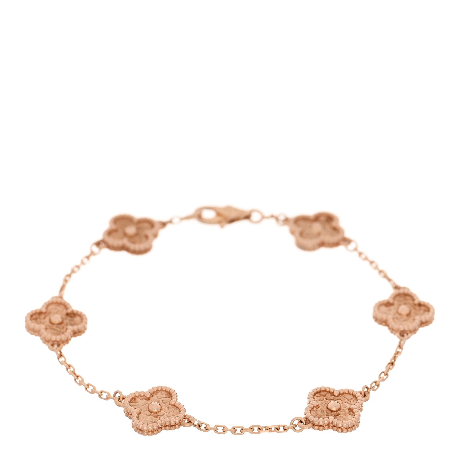 ヴァンクリーフ＆アーペル スウィートアルハンブラ 6モチーフ ブレスレット 18K ローズゴールド VAN CLEEF & ARPELS SWEET ALHAMBRA 6 MOTIFS BRACELET 18K ROSE GOLD