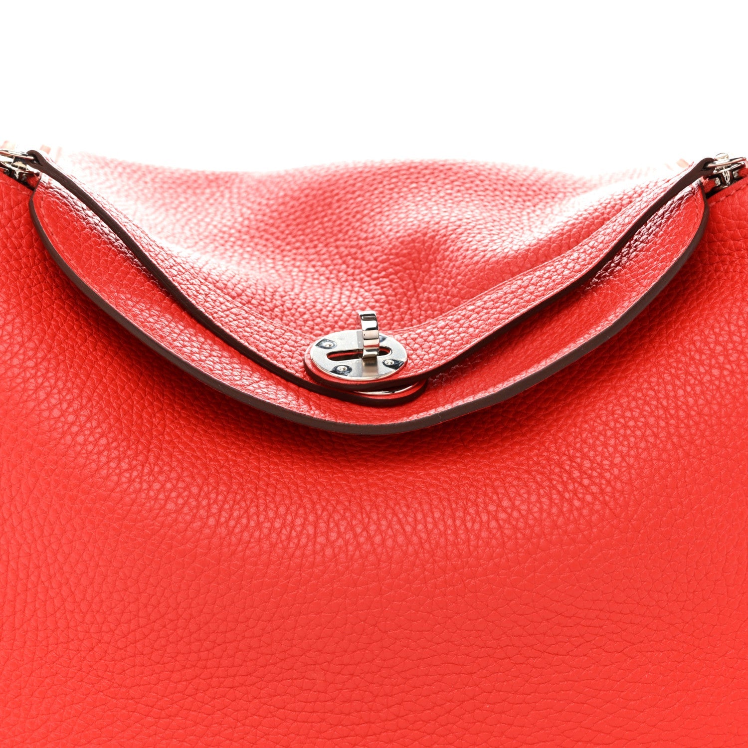エルメス リンディ 30 Rouge Tomate トリヨンクレマンス シルバー金具 HERMES LINDY 30 ROUGE TOMATE TAURILLON CLEMENCE SILVER HARDWARE