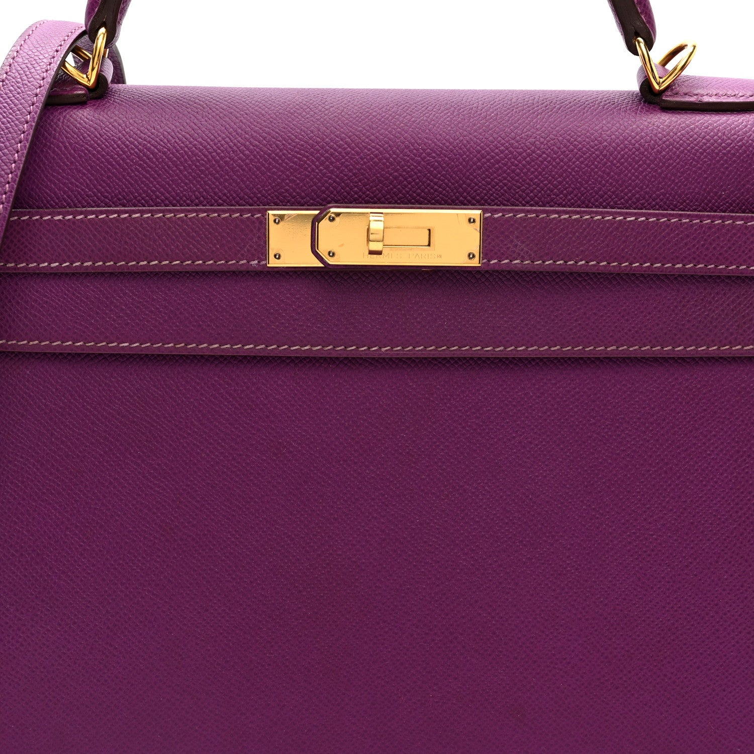 エルメス ケリー32 外縫い Anemone エプソン ゴールド金具 HERMES KELLY32 SELLIER ANEMONE EPSOM GOLD HARDWARE