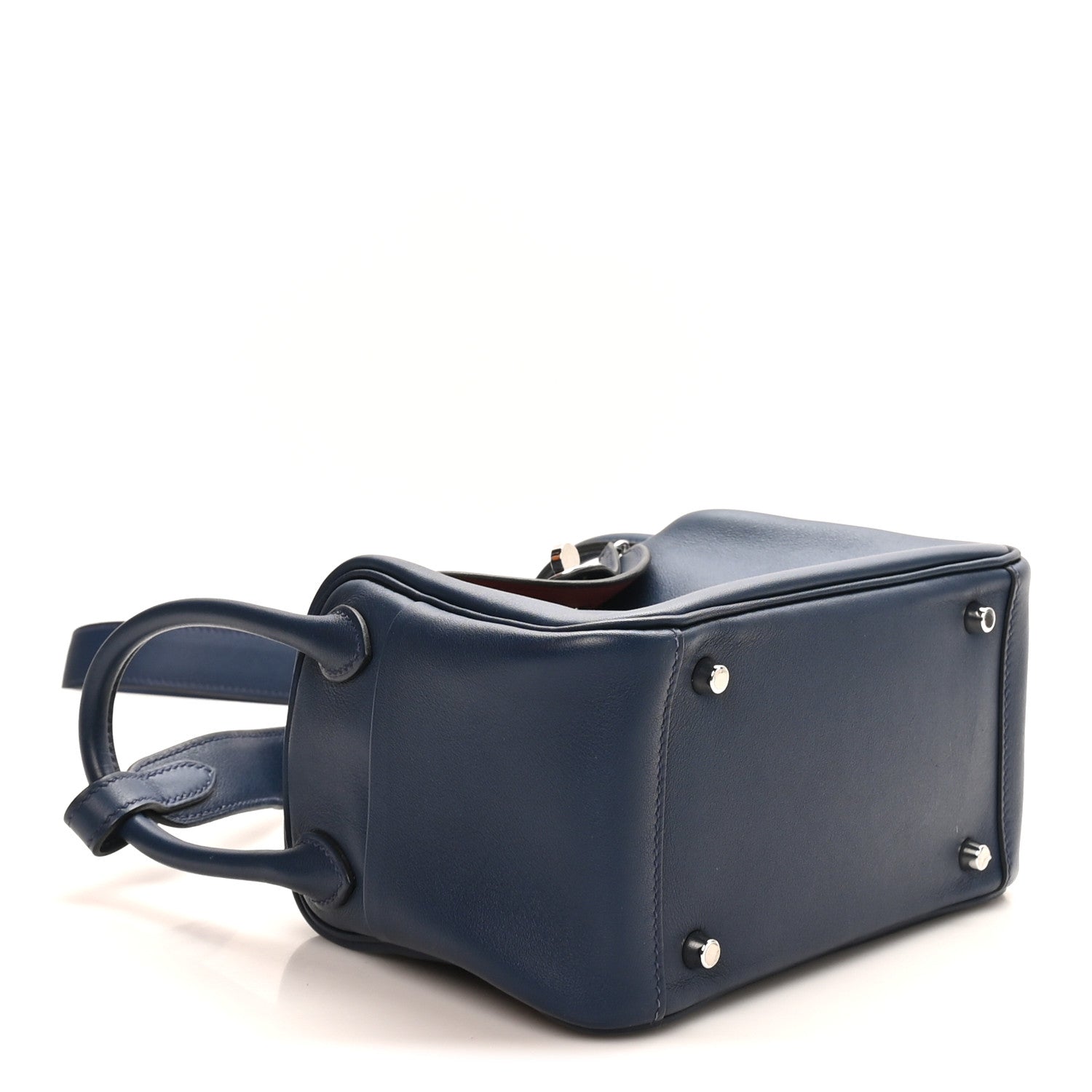 エルメス リンディ 20 ヴェルソ Bleu Navy Terre Battue スイフト シルバー金具 HERMES LINDY 20 VERSO BLEU NAVY TERRE BATTUE SWIFT SILVER HARDWARE
