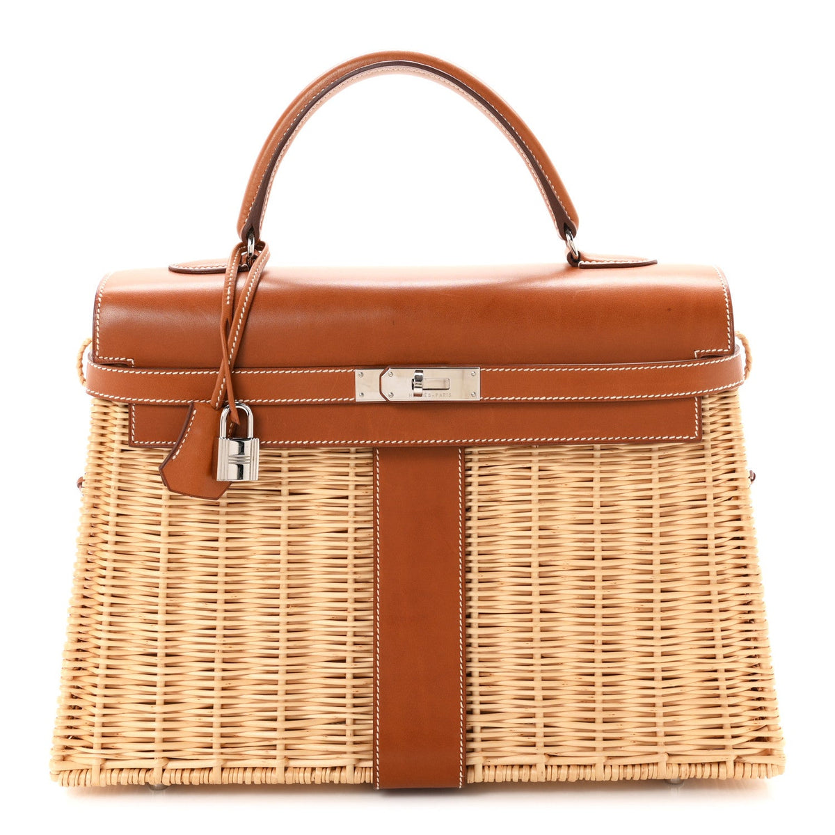 エルメス ケリー 35 Naturel Fauve バレニア シルバー金具 HERMES KELLY 35 NATUREL FAUVE BARENIA SILVER HARDWARE
