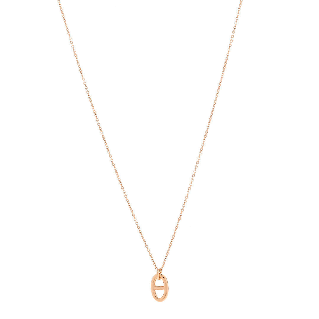 エルメス ファランドール ペンダントネックレス 18K ローズゴールド HERMES FARANDOLE PENDANT NECKLACE 18K ROSE GOLD