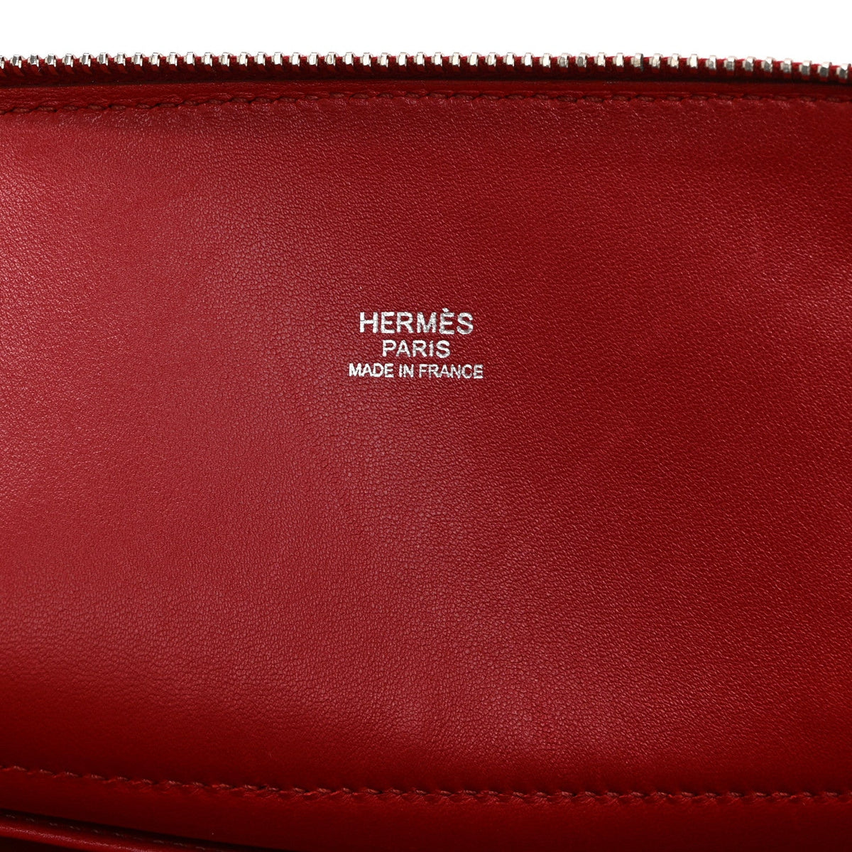 Hermès Bolide 31 Rouge Garance Taurillon Clemence Silver Hardware