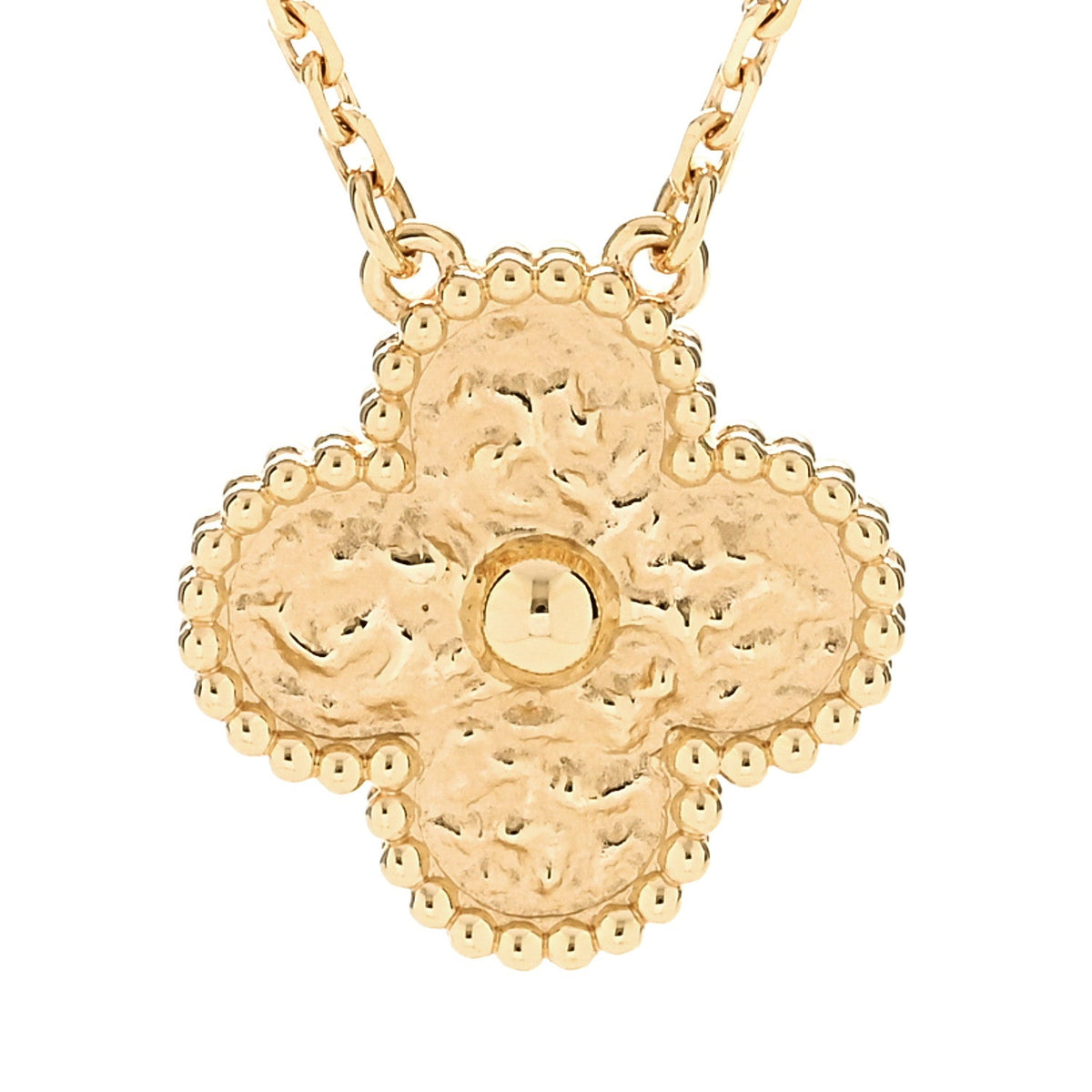 ヴァンクリーフ＆アーペル ヴィンテージアルハンブラ ペンダントネックレス 18K イエローゴールド VAN CLEEF & ARPELS VINTAGE ALHAMBRA PENDANT NECKLACE 18K YELLOW GOLD