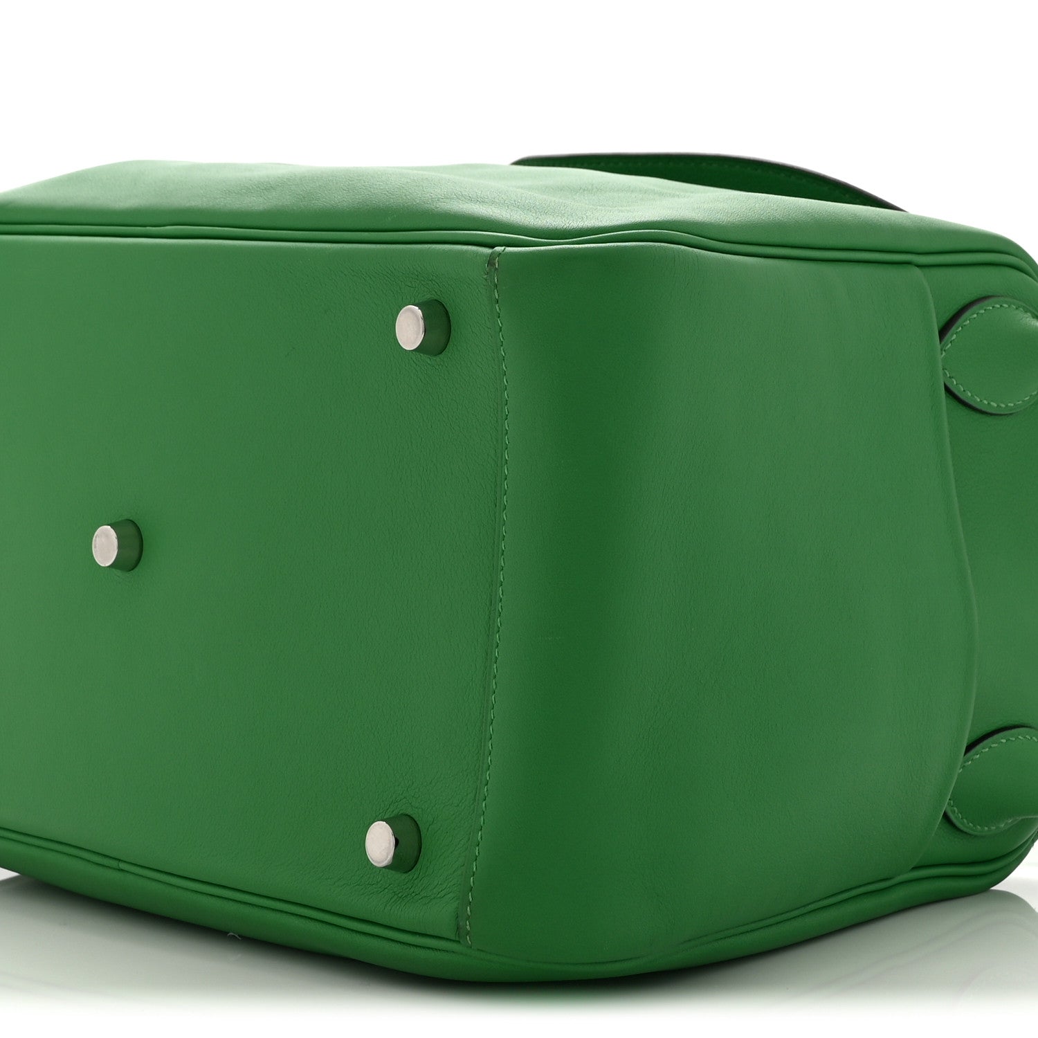 HERMES LINDY 30 BAMBOU SWIFT SILVER HARDWARE