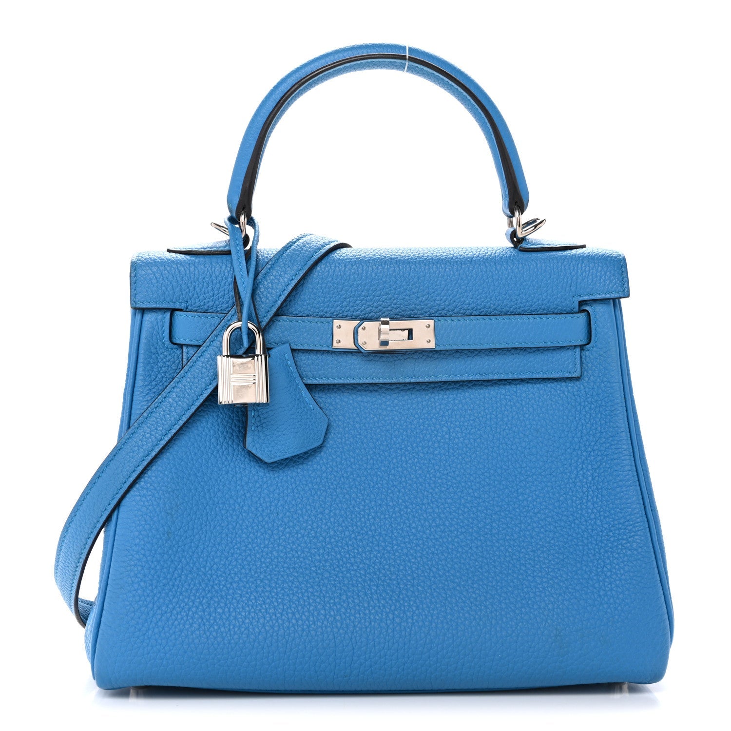 エルメス ケリー 25 内縫い Bleu Frida トゴ シルバー金具 HERMES KELLY 25 RETOURNE BLEU FRIDA TOGO SILVER HARDWARE