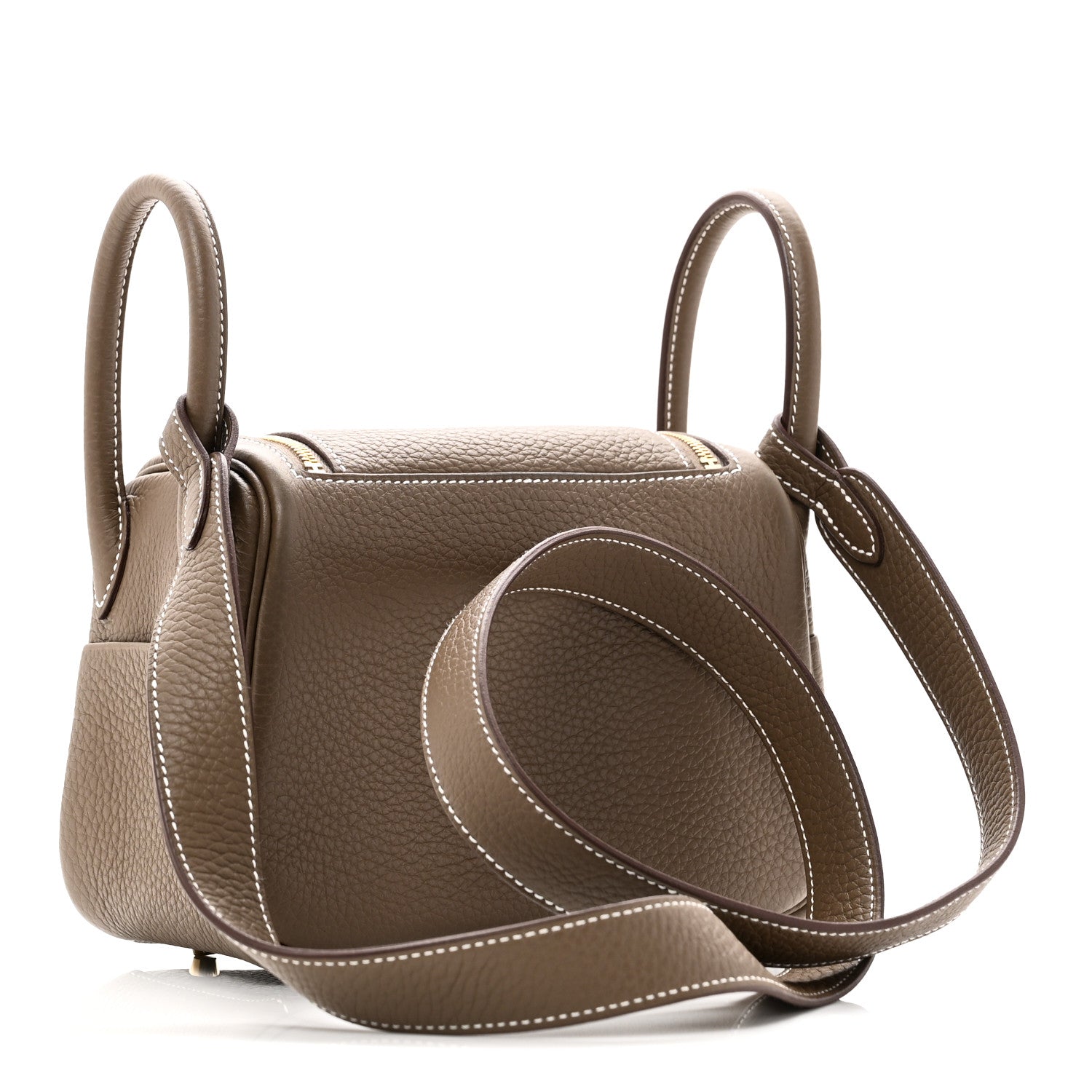 エルメス リンディ 20 Etoupe トリヨンクレマンス ゴールド金具 HERMES LINDY 20 ETOUPE TAURILLON CLEMENCE GOLD HARDWARE