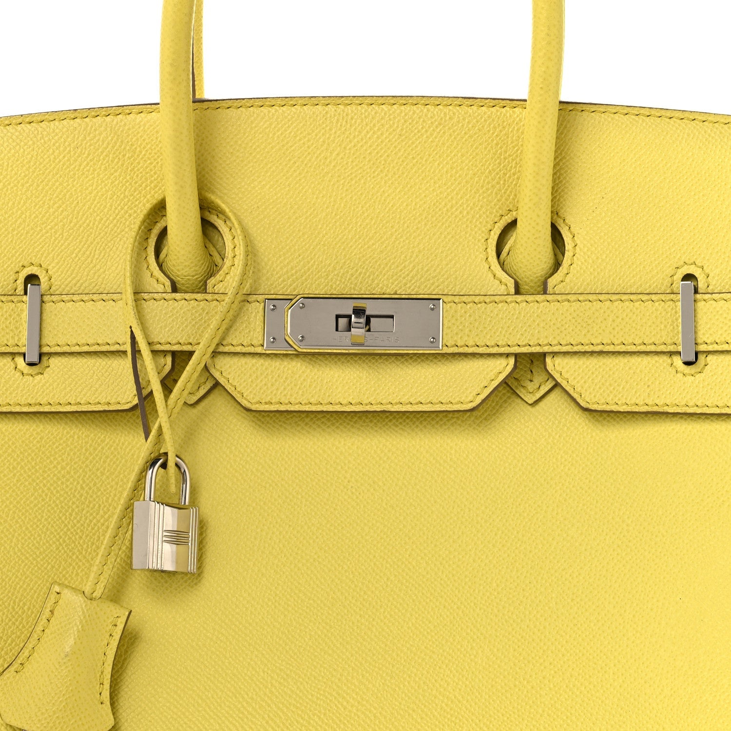 エルメス バーキン 35 Lime エプソン シルバー金具 HERMES BIRKIN 35 LIME EPSOM SILVER HARDWARE