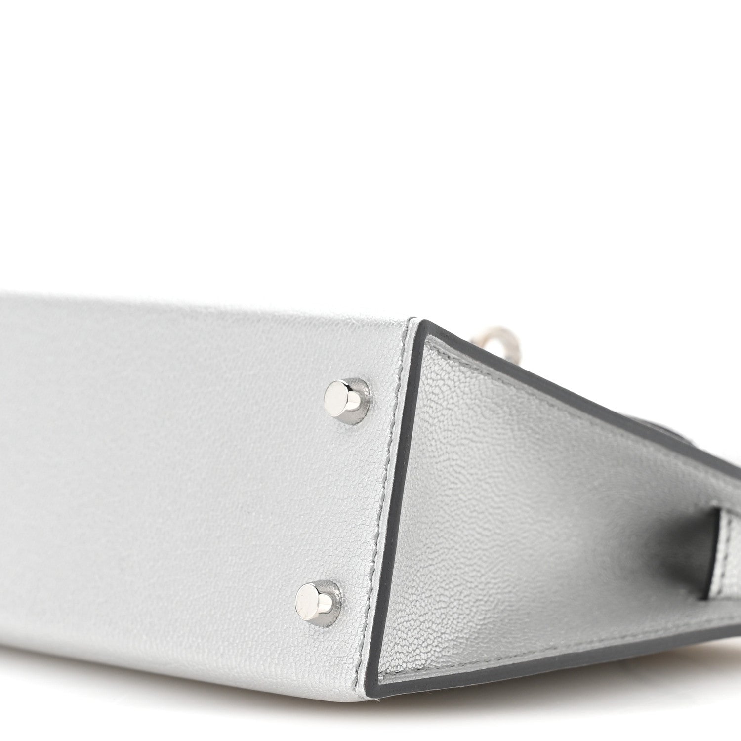エルメス ミニケリー 20 外縫い Argent シェーブル シルバー金具 HERMES MINI KELLY 20 SELLIER ARGENT CHEVRE SILVER HARDWARE