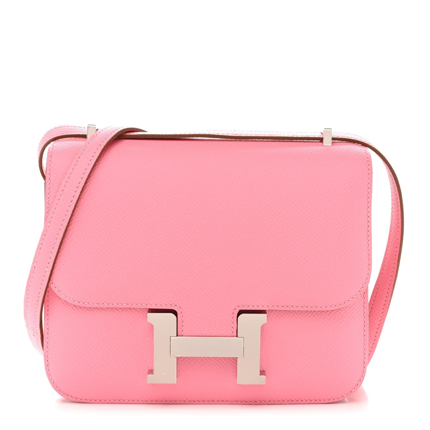 エルメス  ミニコンスタンス 18 Rose Confetti エプソン シルバー金具 HERMES MINI CONSTANCE 18 ROSE CONFETTI EPSOM SILVER HARDWARE