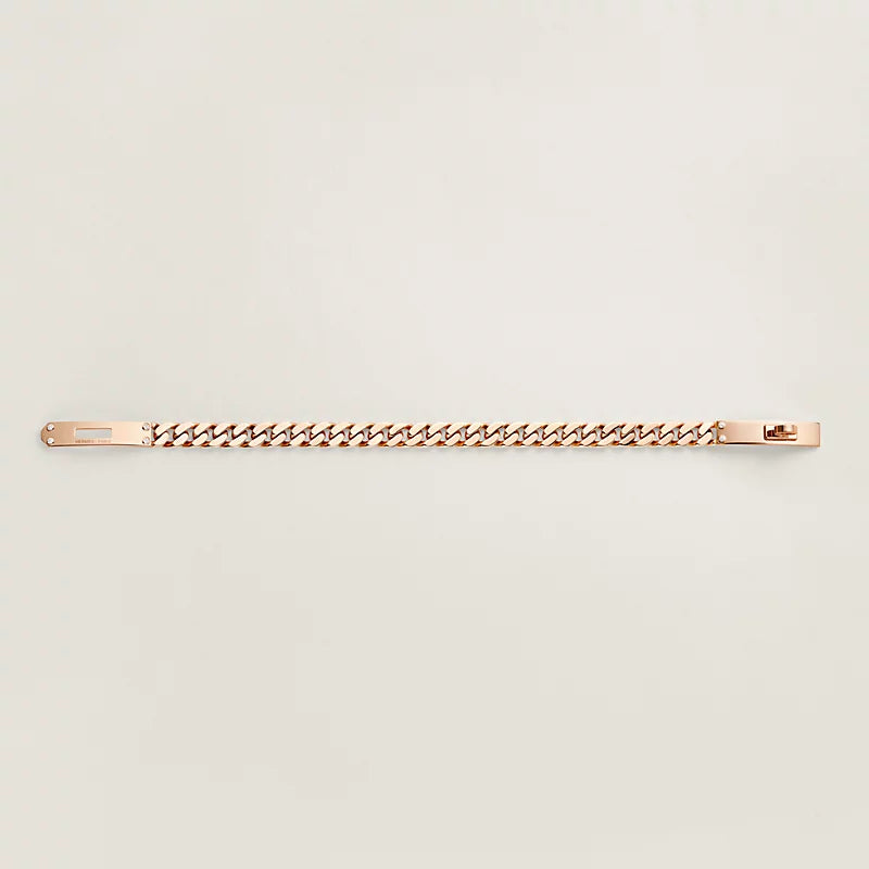 【定価以下】エルメス ケリーグルメット ブレスレット ローズゴールド ダイヤモンド HERMES BRACELET KELLY GOURMETTE  ROSE GOLD DIAMONDS VERY SMALL MODEL