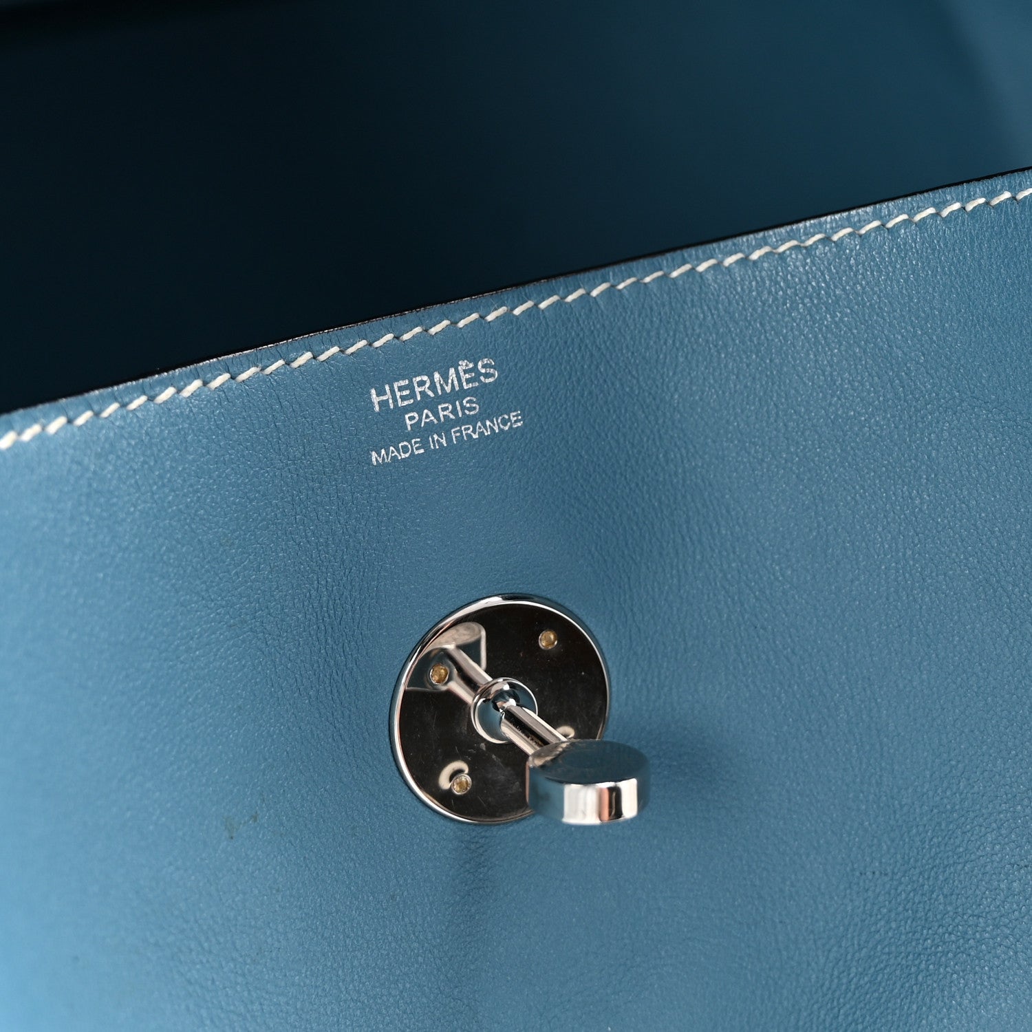 エルメス リンディ 34 Blue Jean スイフト シルバー金具 HERMES LINDY 34 BLUE JEAN SWIFT SILVER HARDWARE