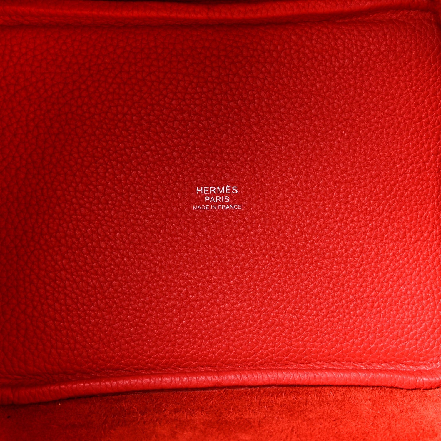 HERMES PICOTIN LOCK PM 18 ROUGE TOMATE TAURILLON CLEMENCE SILVER HARDWARE