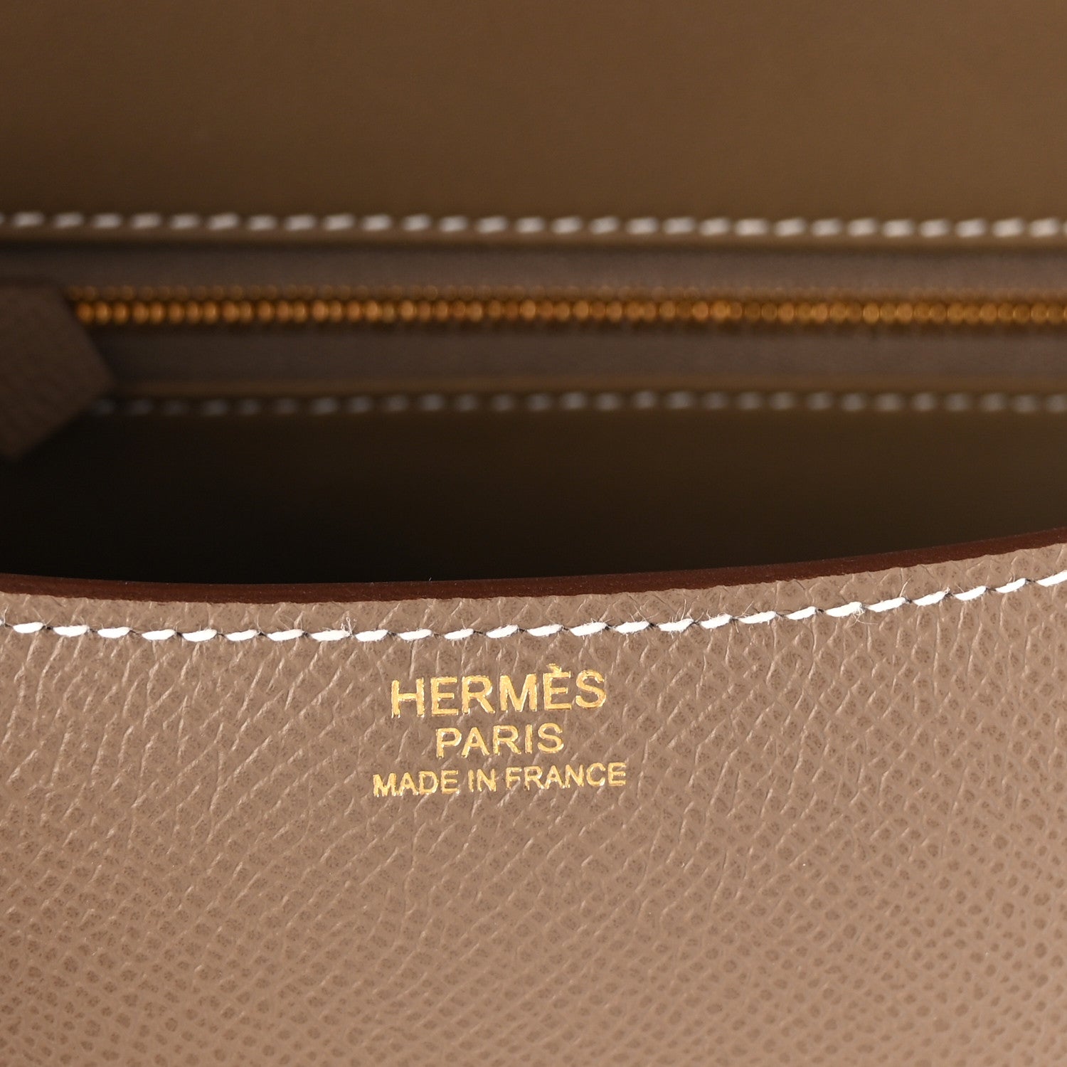エルメス コンスタンス 24 Etoupe エプソン マットゴールド金具 HERMES CONSTANCE 24 ETOUPE EPSOM MATTE GOLD HARDWARE