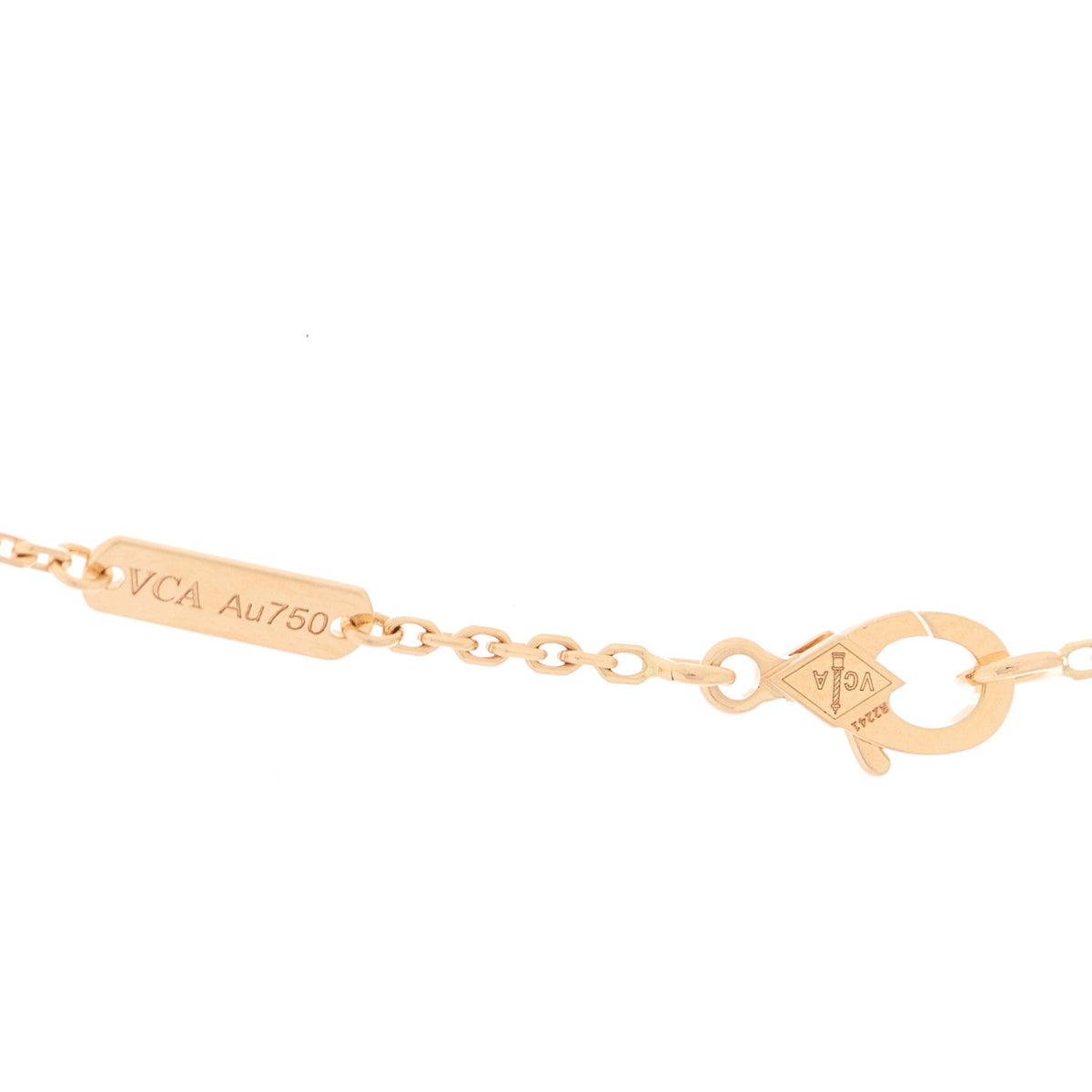ヴァンクリーフ＆アーペル ヴィンテージアルハンブラ ペンダントネックレス マザーオブパール 18K ローズゴールド VAN CLEEF & ARPELS VINTAGE ALHAMBRA PENDANT NECKLACE MOTHER OF PEARL 18K ROSE GOLD
