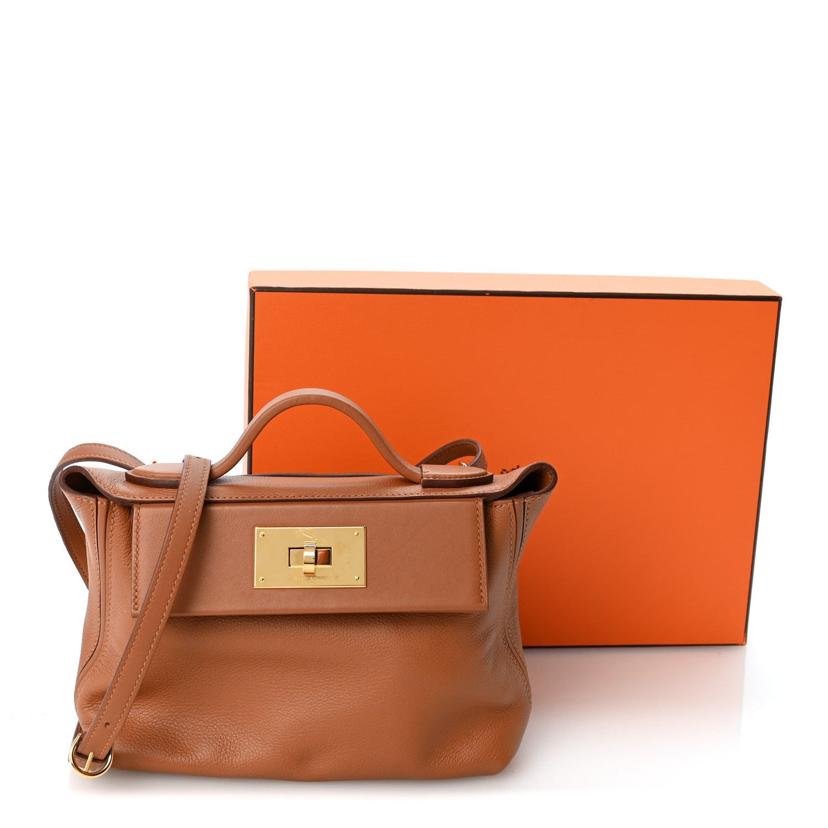 エルメス 24/24 ミニヴァンキャトル 21 Gold エバーカラー / スイフト ゴールド金具 HERMES 24/24 21 GOLD EVERCOLOR / SWIFT GOLD HARDWARE