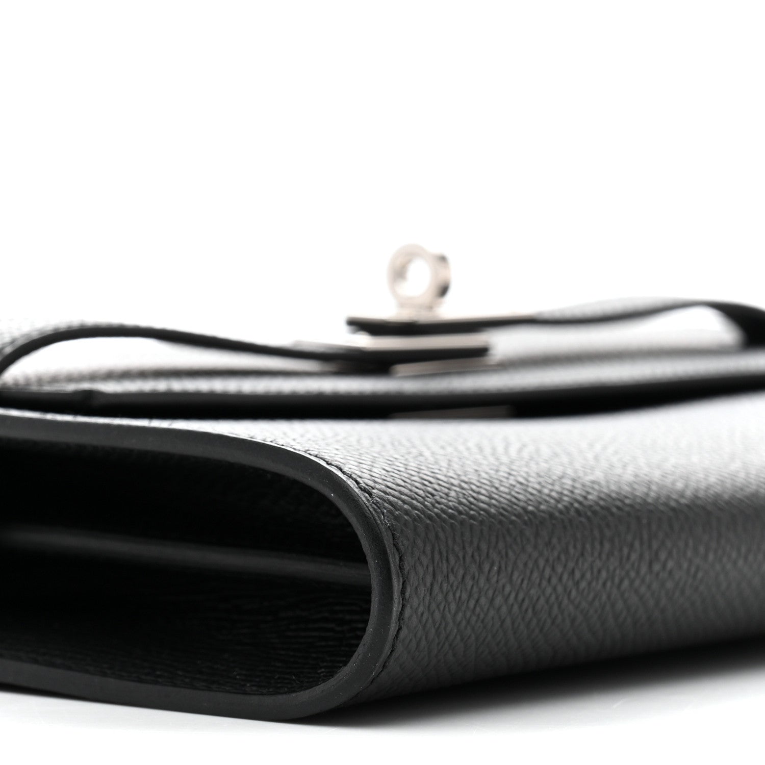 エルメス ケリートゥーゴー 長財布 Black エプソン シルバー金具 HERMES KELLY TO GO WALLET BLACK EPSOM SILVER HARDWARE