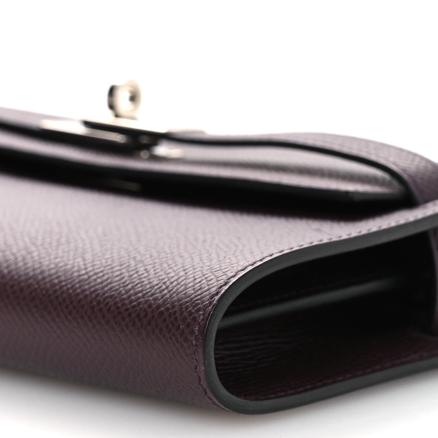 エルメス ケリートゥーゴー 長財布 Rouge Sellier エプソン シルバー金具 HERMES KELLY TO GO WALLET ROUGE SELLIER EPSOM SILVER HARDWARE