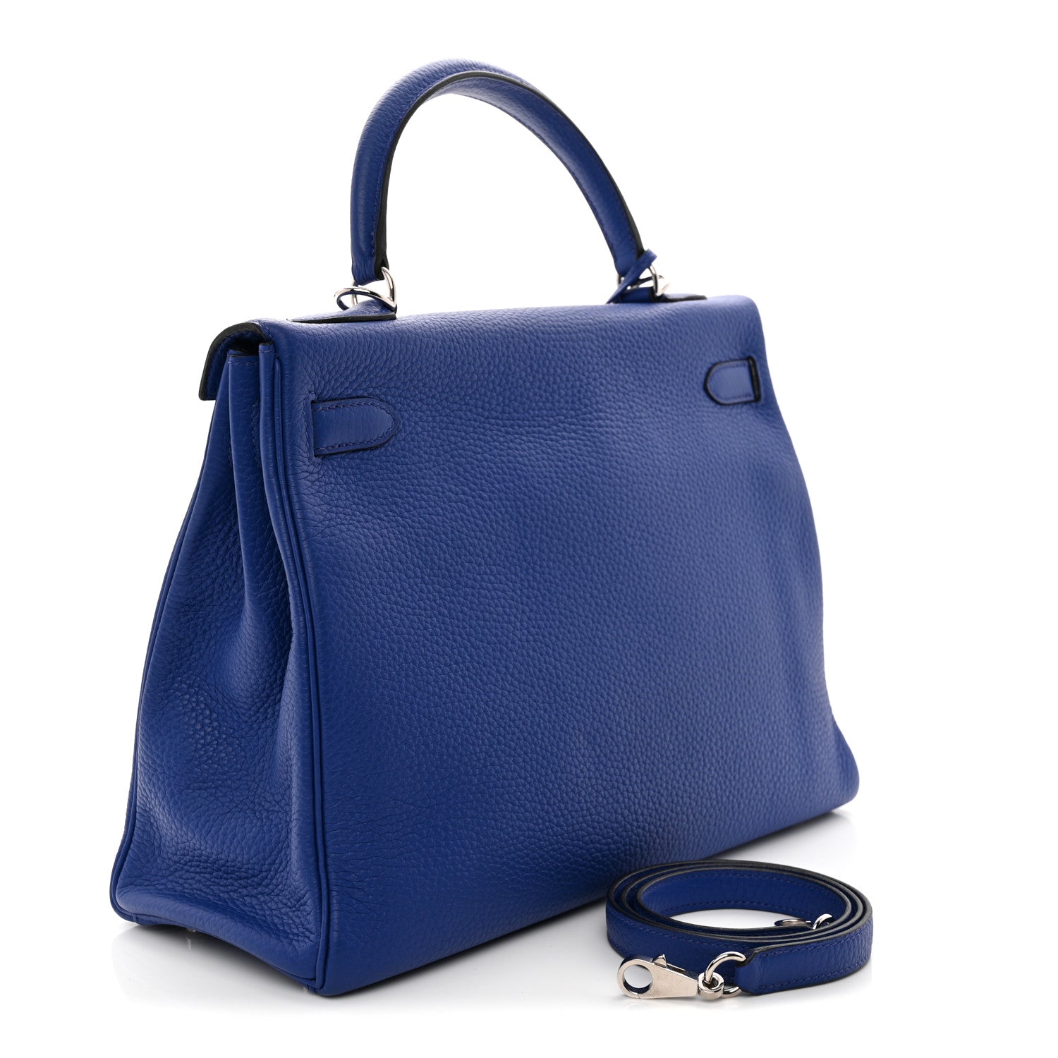 エルメス ケリー32 内縫い Bleu Electrique トリヨンクレマンス シルバー金具 HERMES KELLY32 RETOURNE BLEU ELECTRIQUE TAURILLON CLEMENCE SILVER HARDWARE