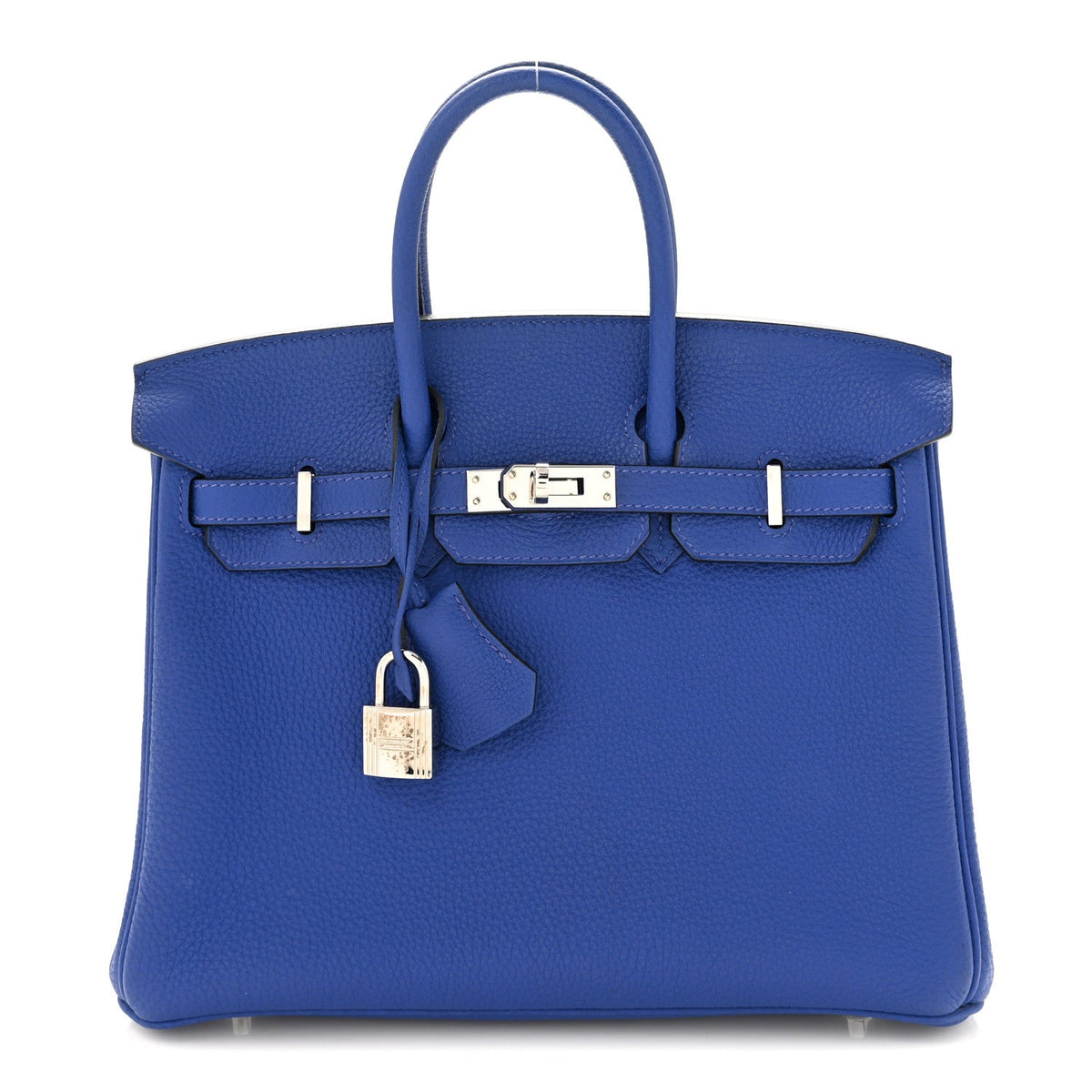 エルメス バーキン 25 Bleu Electrique トゴ シルバー金具 HERMES BIRKIN 25 BLEU ELECTRIQUE TOGO SILVER HARDWARE