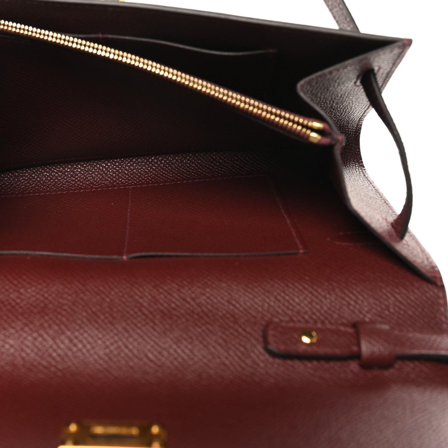 エルメス ケリートゥーゴー 長財布 To Go Rouge Sellier エプソン ゴールド金具 HERMES KELLY TO GO WALLET TO GO ROUGE SELLIER EPSOM GOLD HARDWARE