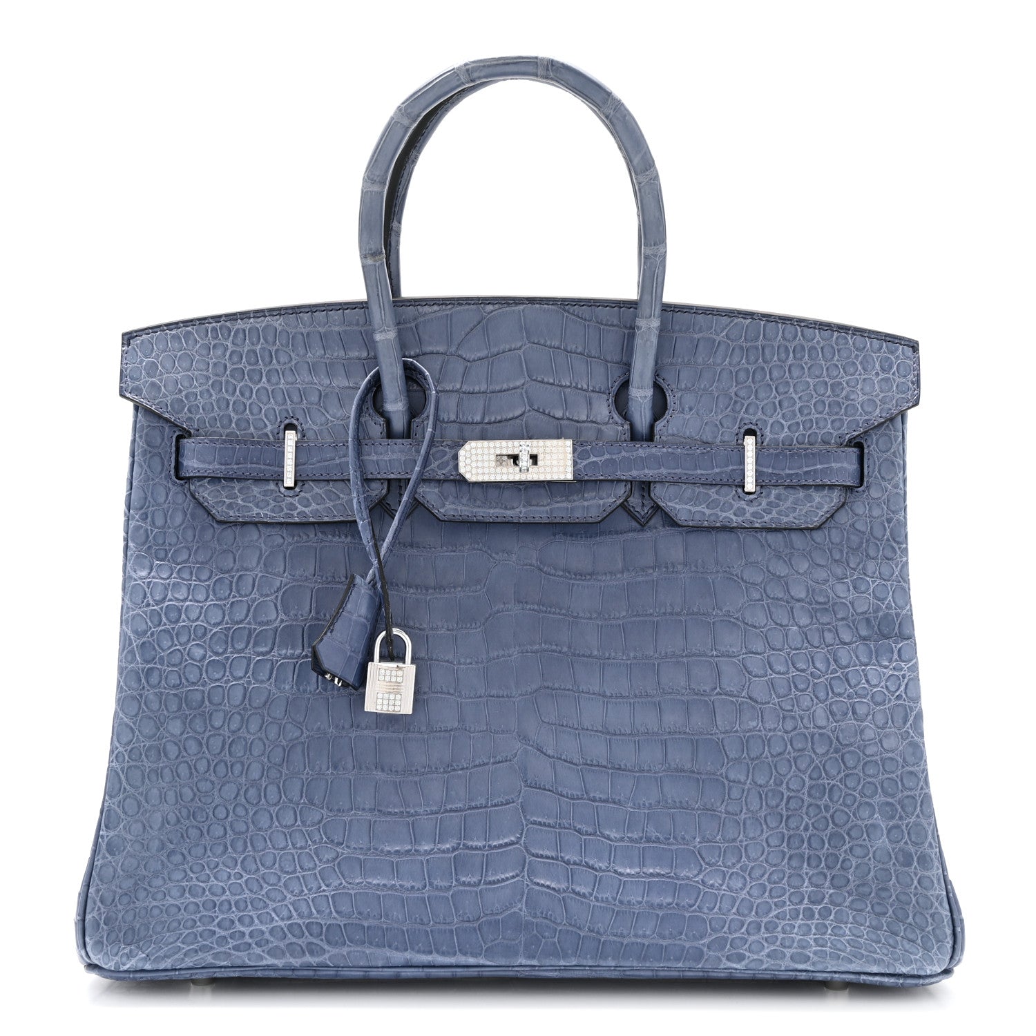 エルメス バーキン 35 Bleu Brighton マット ポロサス クロコダイル ゴールド金具 HERMES BIRKIN 35 BLEU BRIGHTON MATTE POROSUS CROCODILE GOLD HARDWARE