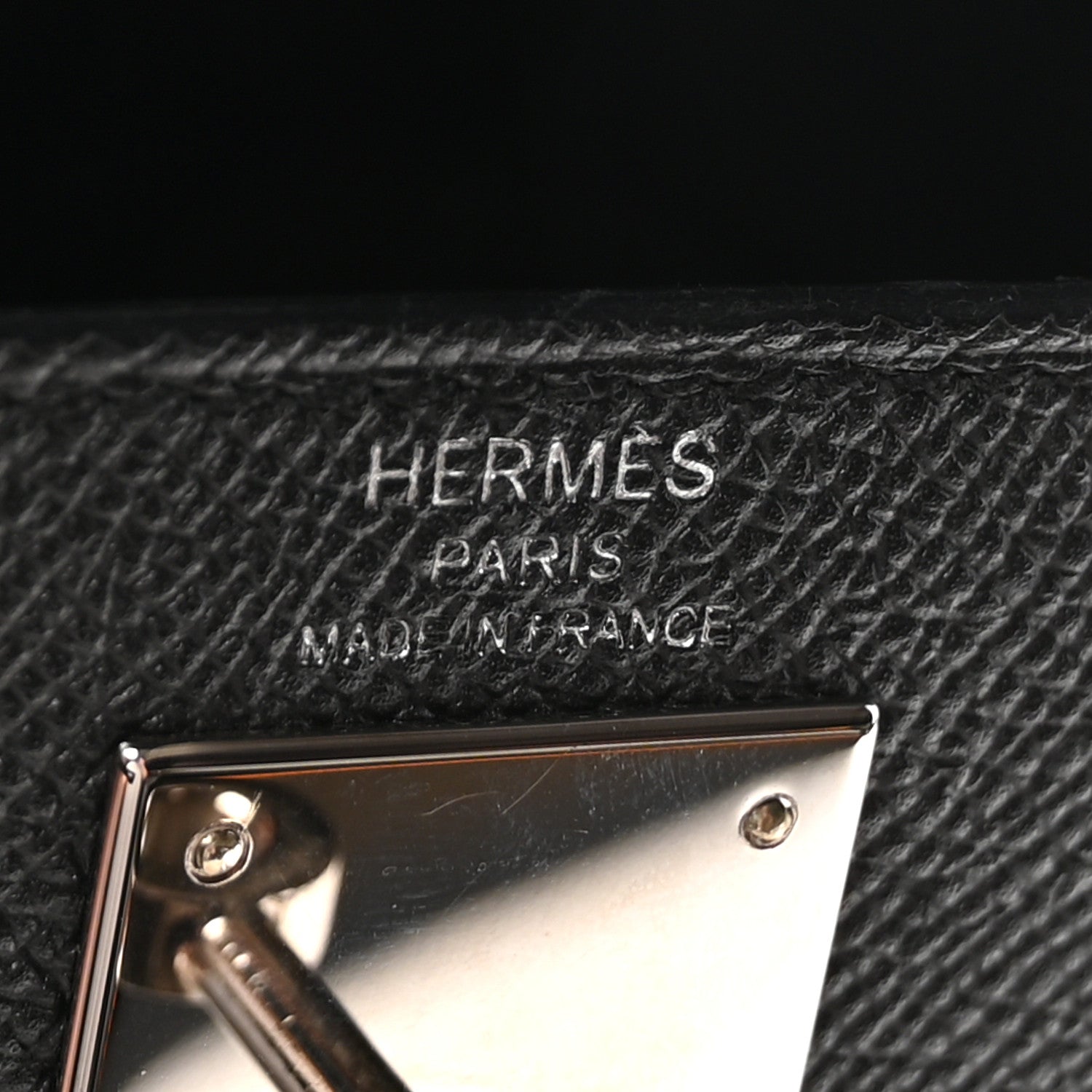 エルメス ケリー 28 外縫い Black エプソン シルバー金具 HERMES KELLY 28 SELLIER BLACK EPSOM SILVER HARDWARE