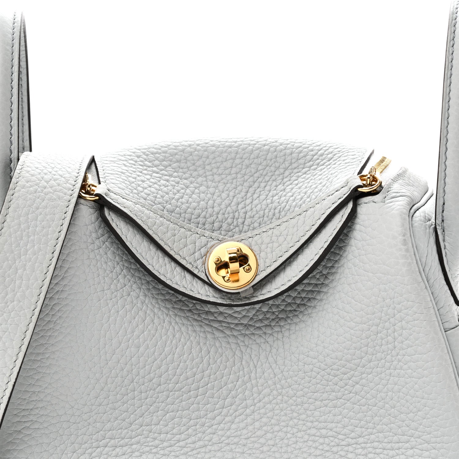 エルメス リンディ 20 Bleu Pale トリヨンクレマンス ゴールド金具 HERMES LINDY 20 BLEU PALE TAURILLON CLEMENCE GOLD HARDWARE