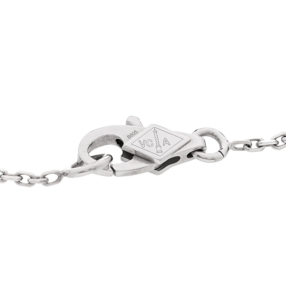 ヴァンクリーフ＆アーペル スウィートアルハンブラ ブレスレット ダイヤモンド 18K ホワイトゴールド VAN CLEEF & ARPELS SWEET ALHAMBRA BRACELET DIAMOND 18K WHITE GOLD
