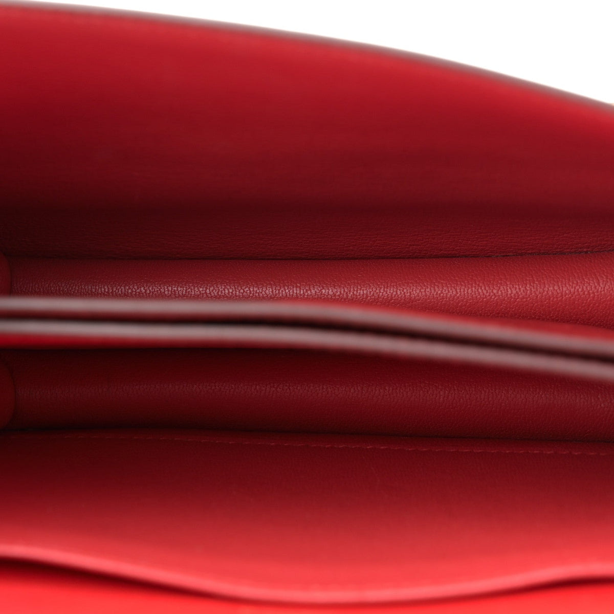 エルメス ミニルリ Rouge Casaque エバーカラー シルバー金具 HERMES ROULIS ROUGE CASAQUE EVERCOLOR SILVER HARDWARE
