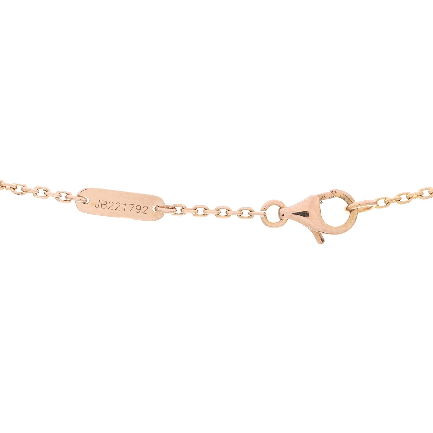 ヴァンクリーフ＆アーペル ヴィンテージアルハンブラ ペンダントネックレス マルチカラー 18K ローズゴールド VAN CLEEF & ARPELS VINTAGE ALHAMBRA PENDANT NECKLACE MULTICOLOR 18K ROSE GOLD