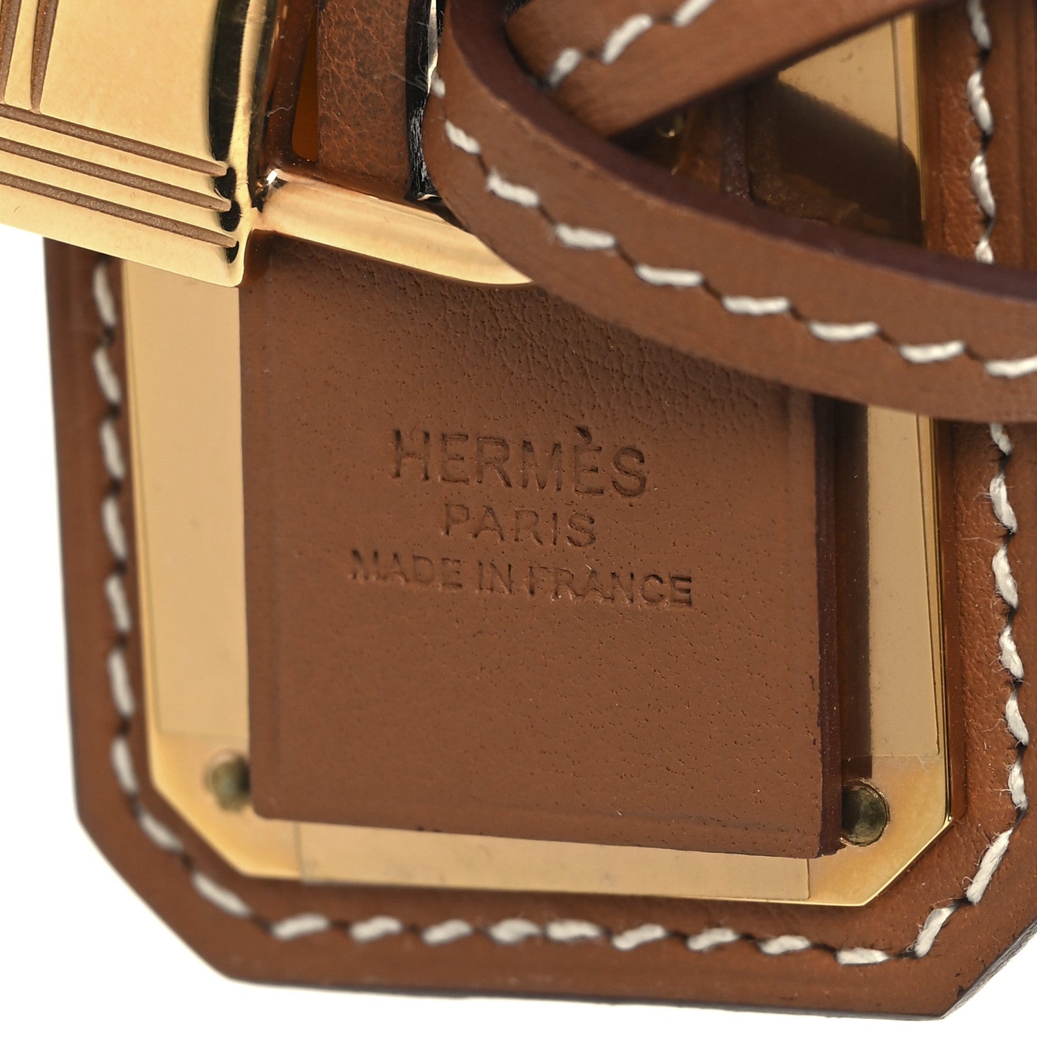 Hermès Swift Large O'Kelly Pendant Necklace in Gold