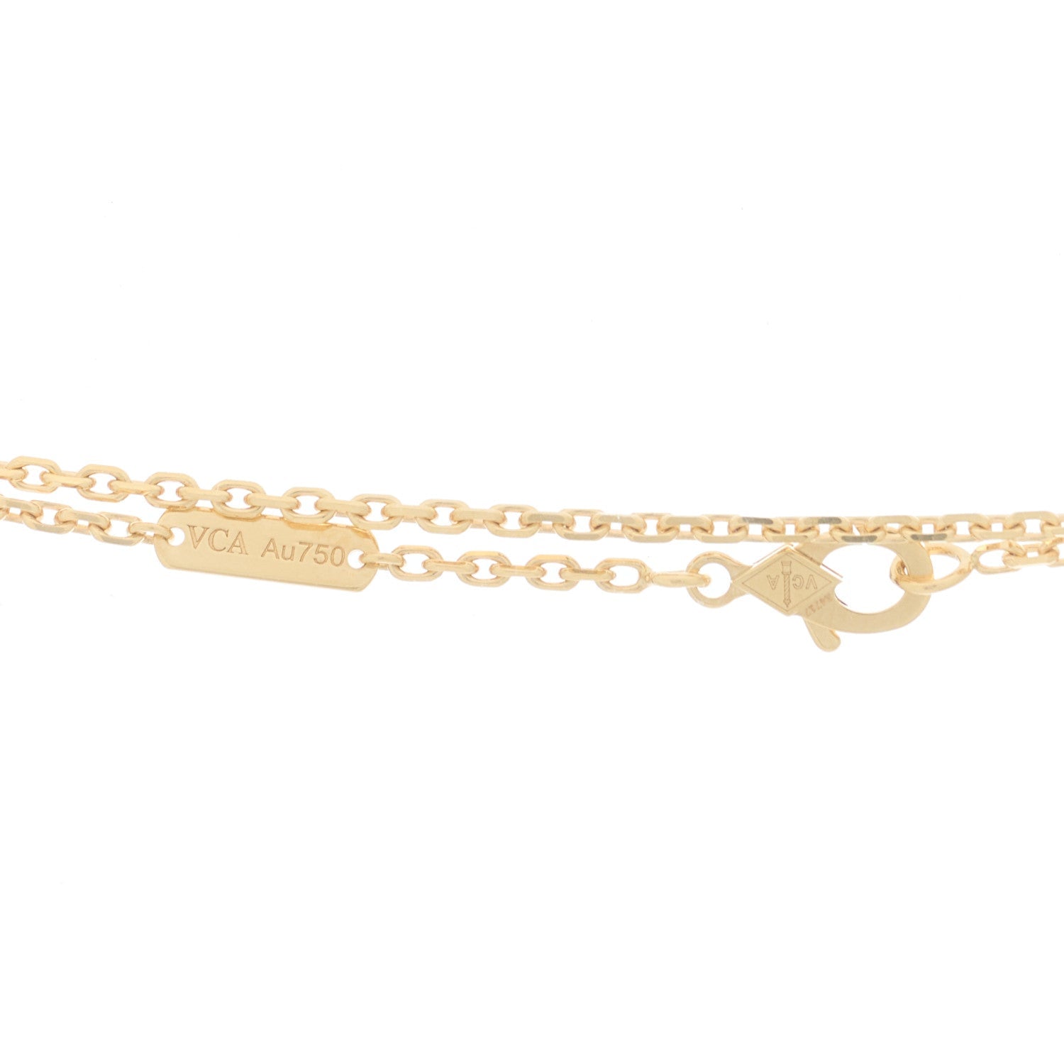 ヴァンクリーフ＆アーペル マジックアルハンブラ ペンダントネックレス ブラックオニキス 18K イエローゴールド VAN CLEEF & ARPELS MAGIC ALHAMBRA PENDANT NECKLACE BLACK ONYX 18K YELLOW GOLD