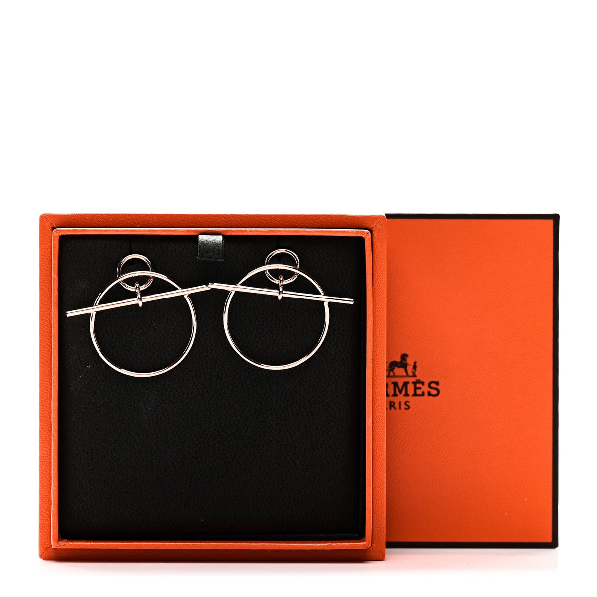 エルメス ループ ピアス 18K ローズゴールド HERMES LOOP EARRINGS 18K ROSE GOLD
