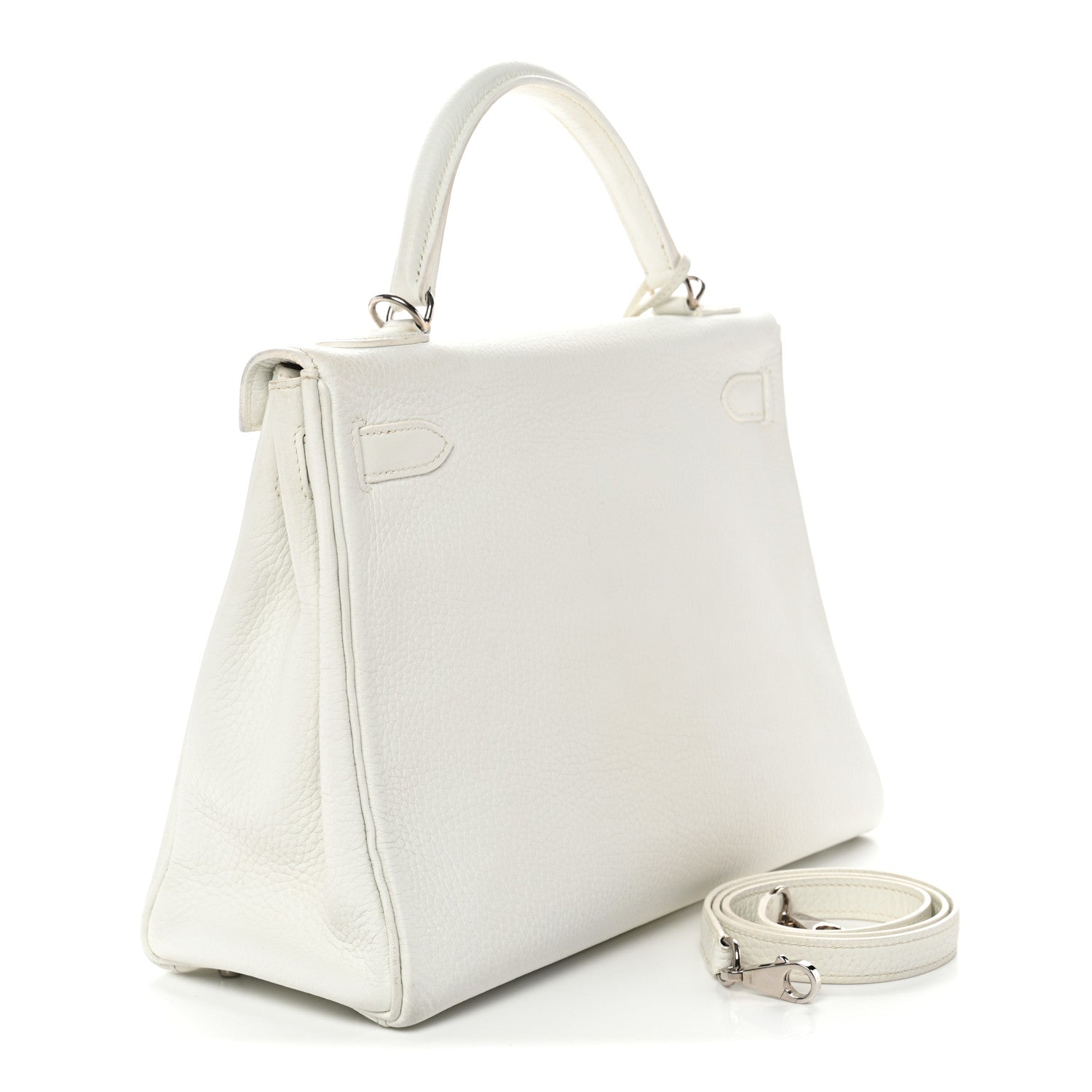 エルメス ケリー 32 内縫い White トリヨンクレマンス シルバー金具 HERMES KELLY 32 RETOURNE WHITE TAURILLON CLEMENCE SILVER HARDWARE エルメス ケリー 32 内縫い White トリヨンクレマンス シルバー金具 HERMES KELLY 32 RETOURNE WHITE TAURILLON CLEMENCE SILVER HARDWARE