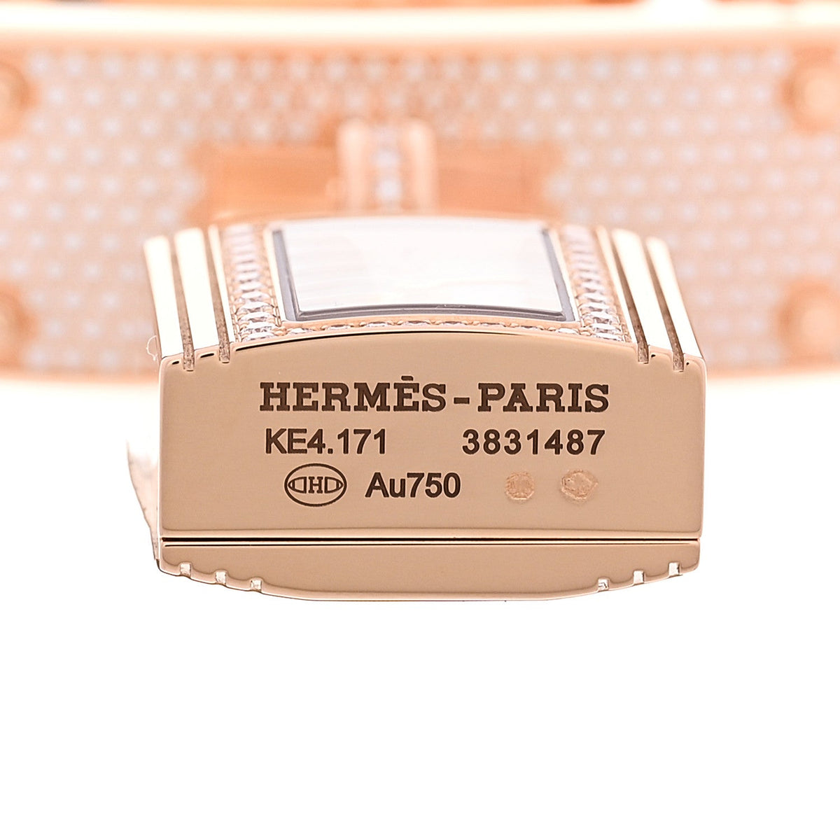 エルメス クォーツウォッチ 16mm 18K ローズゴールド HERMES QUARTZ WATCH 16MM 18K ROSE GOLD