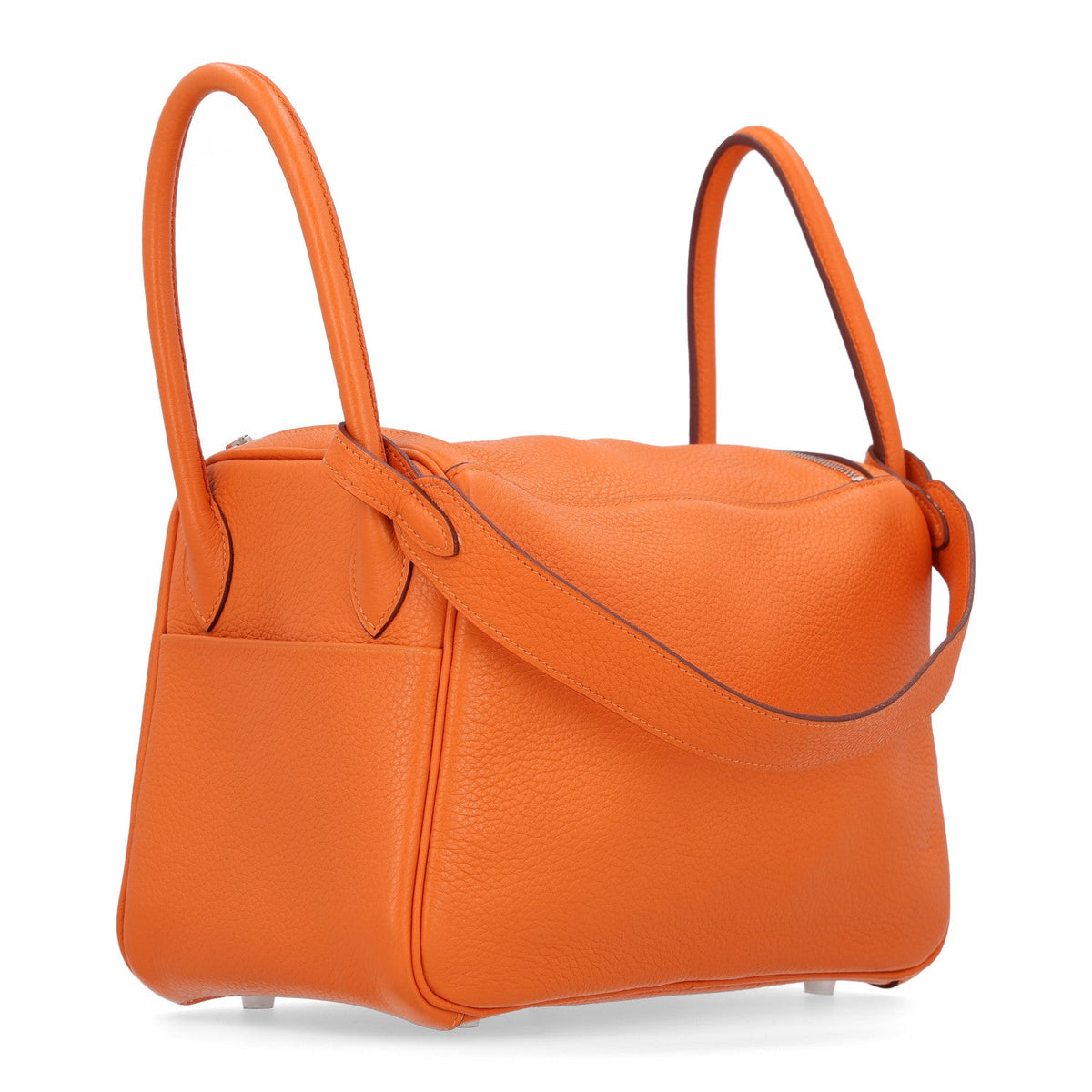 エルメス リンディ 26 Orange トリヨンクレマンス シルバー金具 HERMES LINDY 26 ORANGE TAURILLON CLEMENCE SILVER HARDWARE