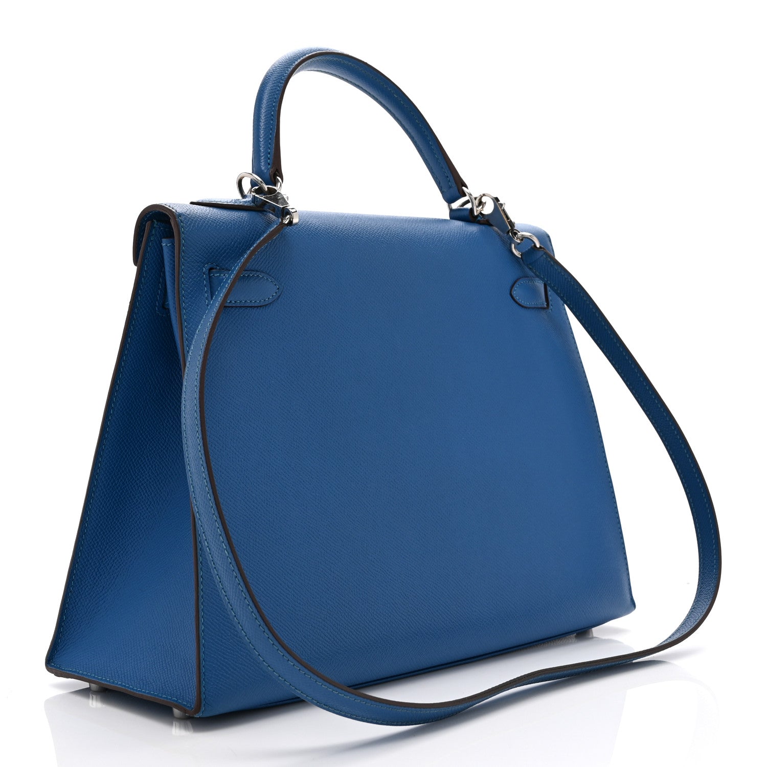 エルメス ケリー32 外縫い Mykonos エプソン シルバー金具 HERMES KELLY32 SELLIER MYKONOS EPSOM SILVER HARDWARE