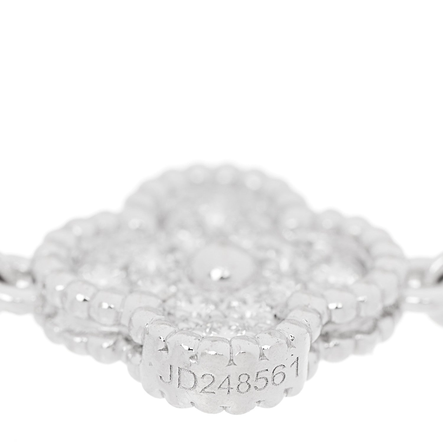 ヴァンクリーフ＆アーペル スウィートアルハンブラ 6モチーフ ブレスレット ダイヤモンド 18K ホワイトゴールド VAN CLEEF & ARPELS SWEET ALHAMBRA 6 MOTIFS BRACELET DIAMOND 18K WHITE GOLD