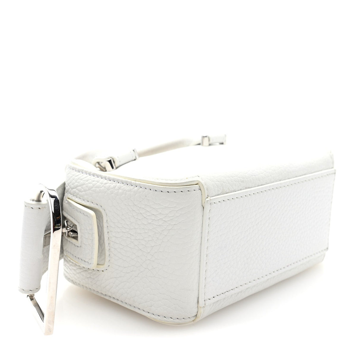 デルヴォー クールボックス ナノ ショルダーバッグ White トリヨンソフト シルバー金具 DELVAUX COOL BOX NANO SHOULDER BAG WHITE TAURILLON SOFT SILVER HARDWARE