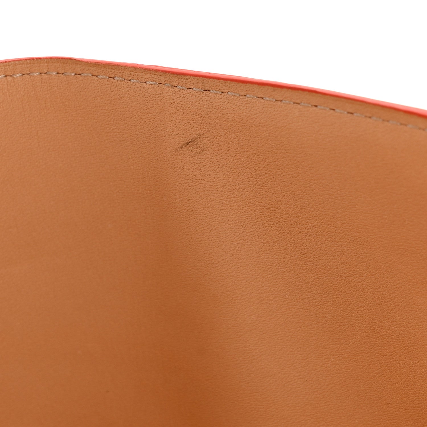 デルヴォー A5ポーチ Red トリヨンクリスペ - DELVAUX A5 POUCH RED TAURILLON CRISPE