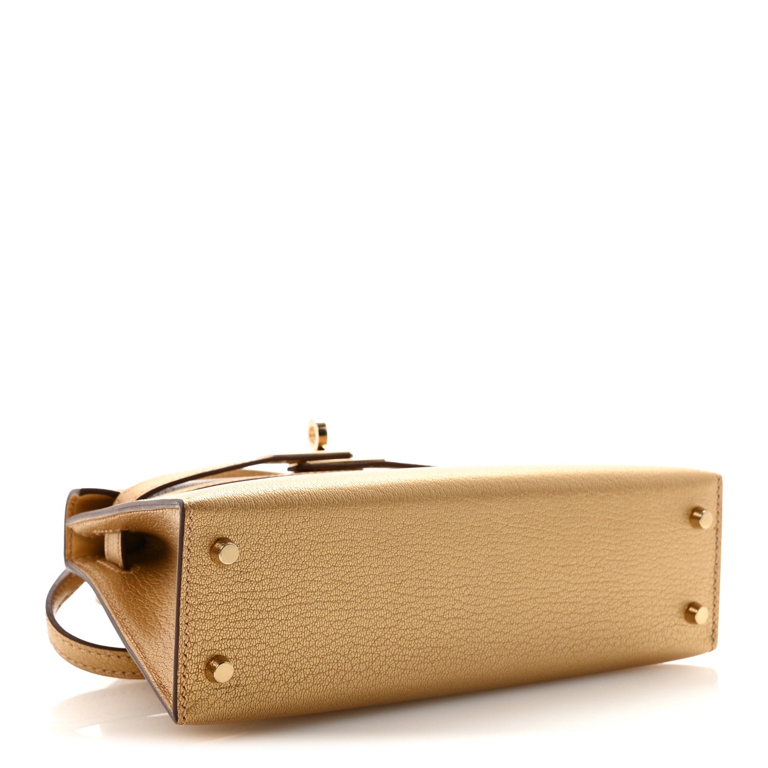 エルメス ミニケリー 20 外縫い Dore シェーブル ゴールド金具 HERMES MINI KELLY 20 SELLIER DORE CHEVRE GOLD HARDWARE