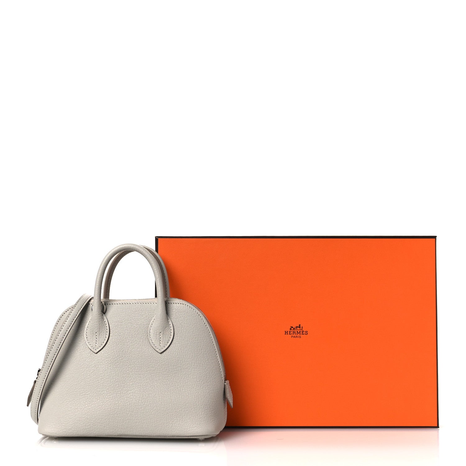 エルメス ミニ ボリード 1923 Gris Perle シェーブルミゾール ローズゴールド金具 HERMES MINI BOLIDE 1923 GRIS PERLE CHEVRE MYSORE ROSE GOLD HARDWARE