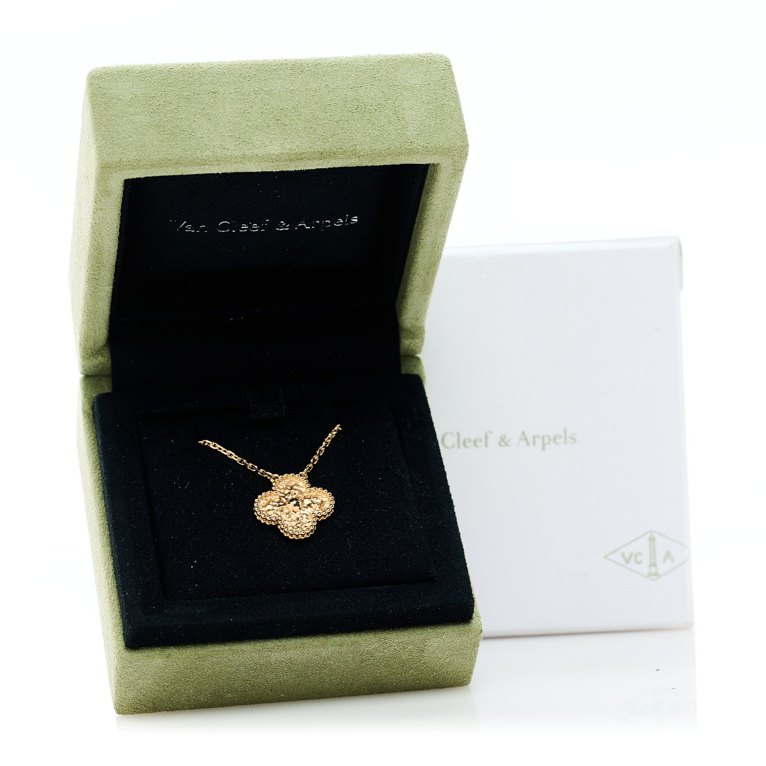 ヴァンクリーフ＆アーペル ヴィンテージアルハンブラ ペンダントネックレス 18K イエローゴールド VAN CLEEF & ARPELS VINTAGE ALHAMBRA PENDANT NECKLACE 18K YELLOW GOLD