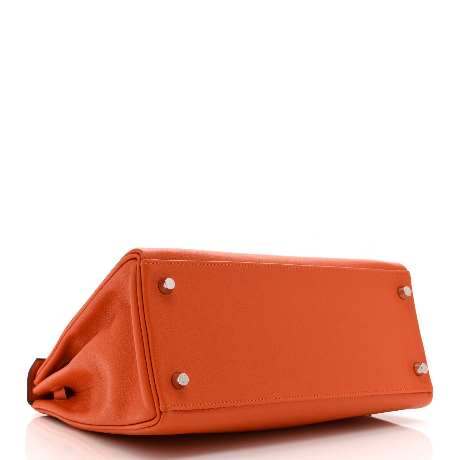 エルメス ケリー 28 内縫い Capucine エバーカラー シルバー金具 HERMES KELLY 28 RETOURNE CAPUCINE EVERCOLOR SILVER HARDWARE